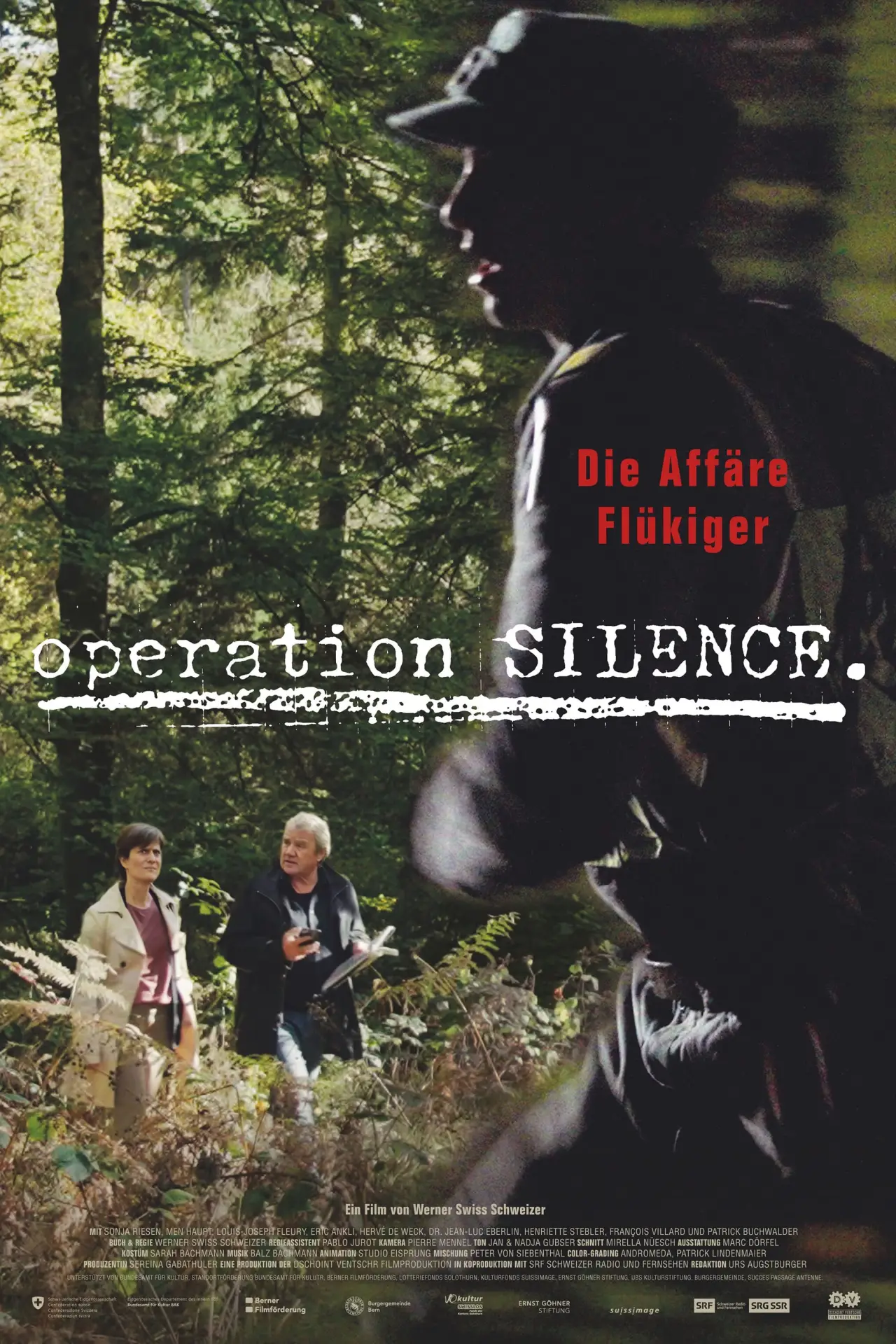 Plakat filmowy "Operation Silence – Die Affäre Flükiger"