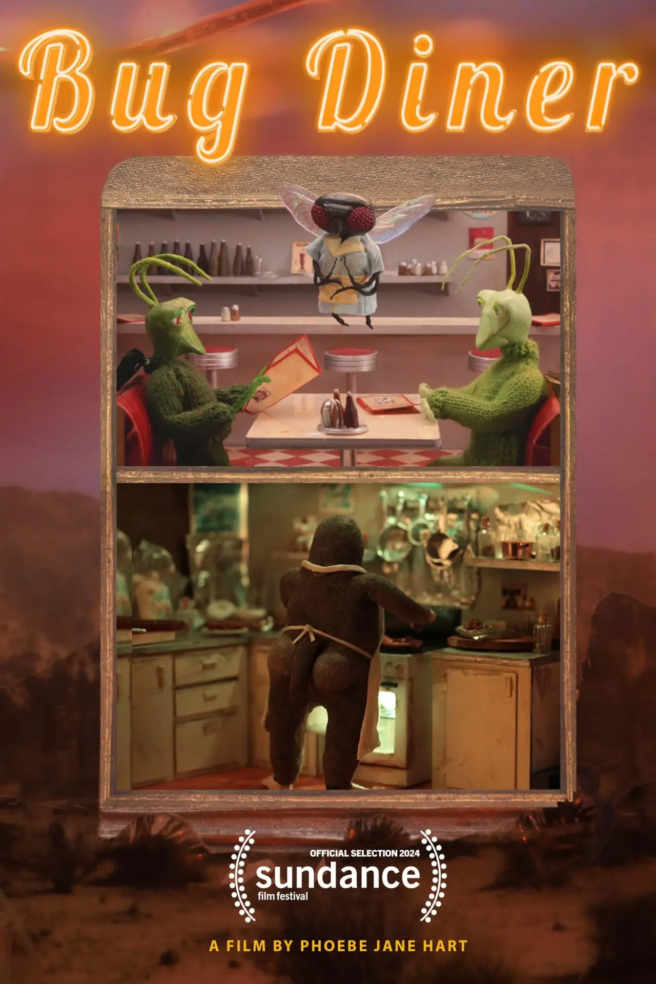 Plakat filmowy "Bug Diner"