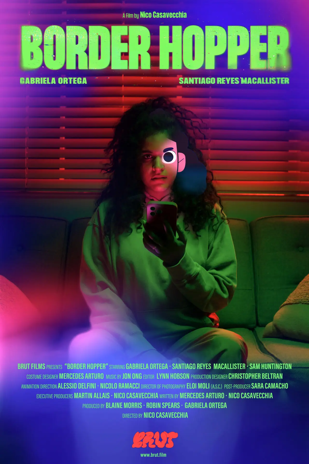 Plakat filmowy "Border Hopper"