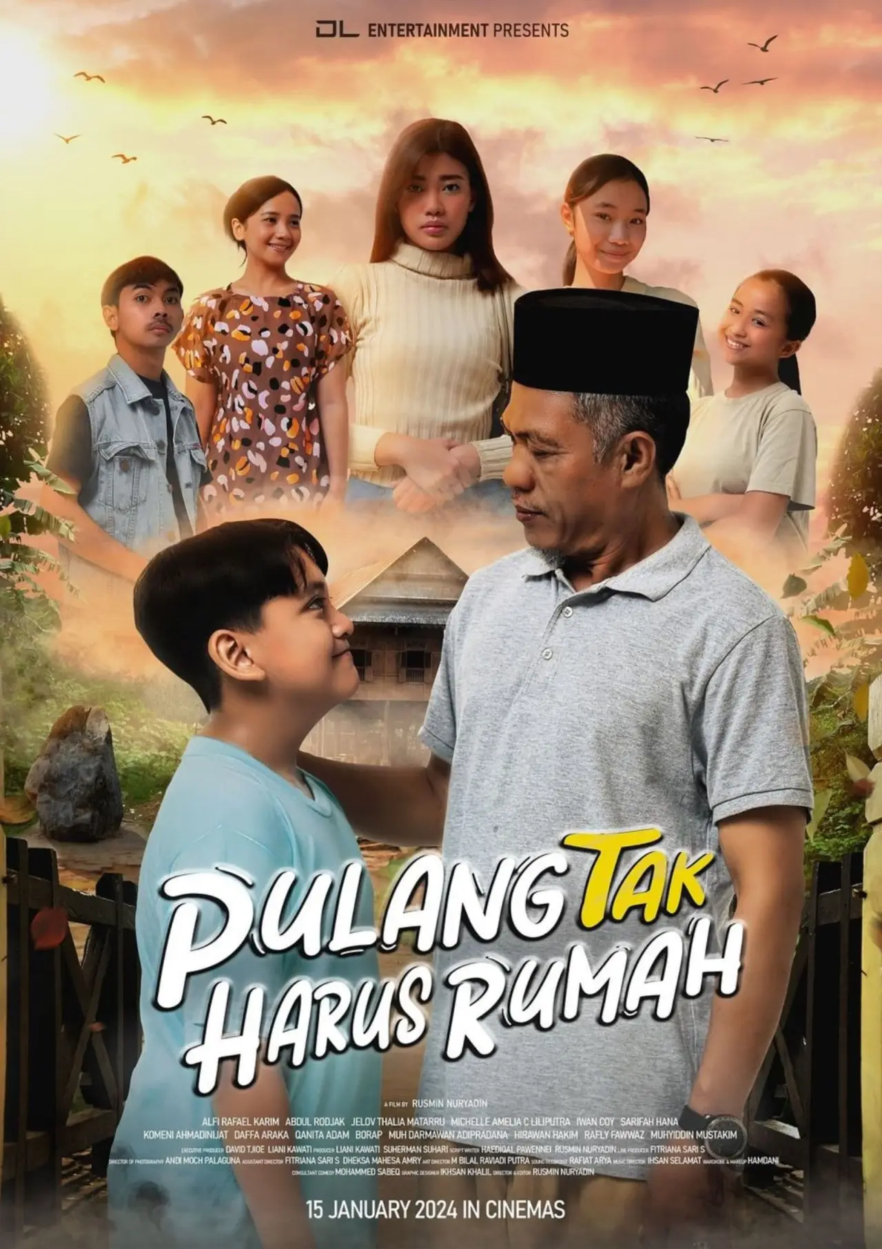 Plakat filmowy "Pulang Tak Harus Rumah"