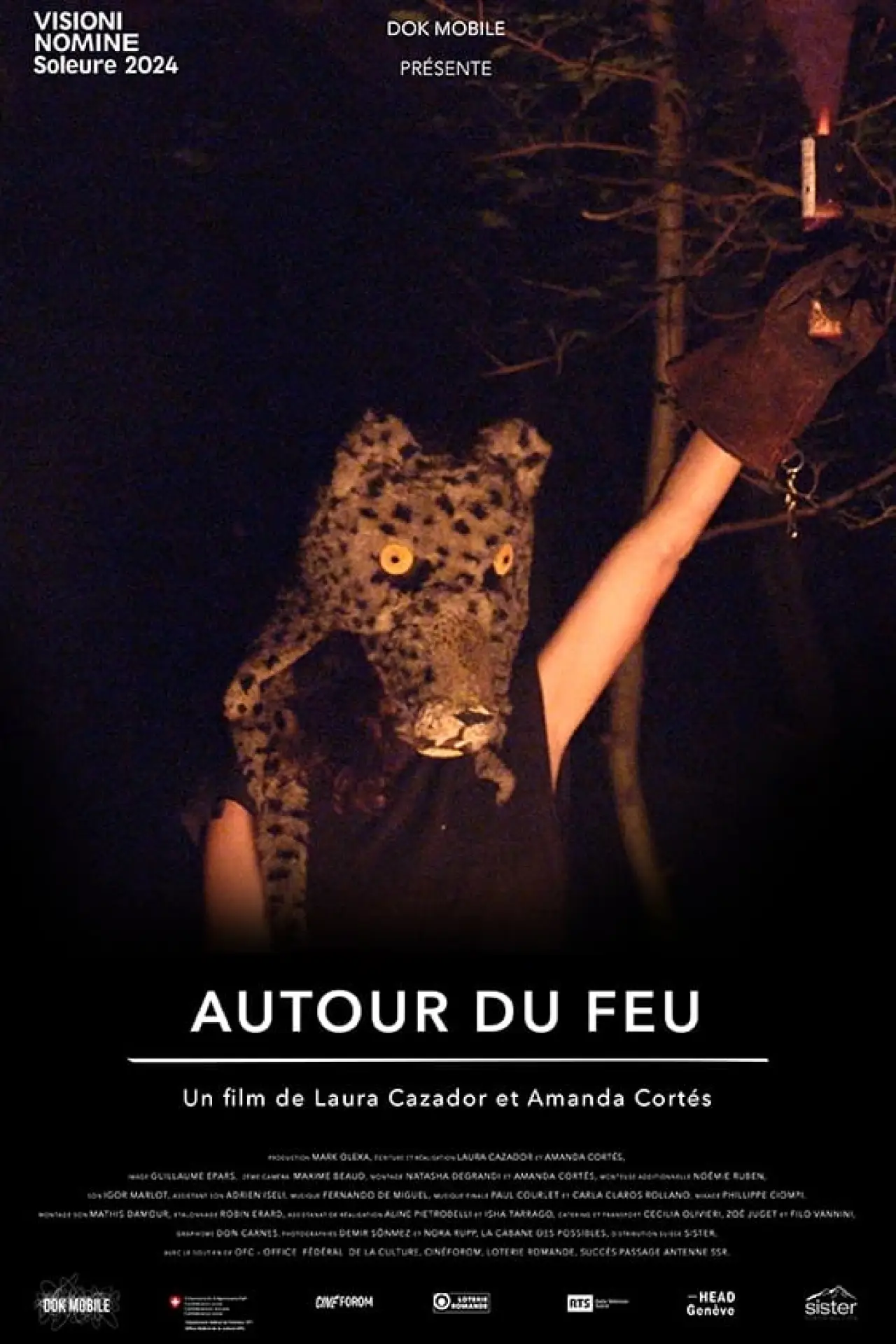Plakat filmowy "Autour du feu"