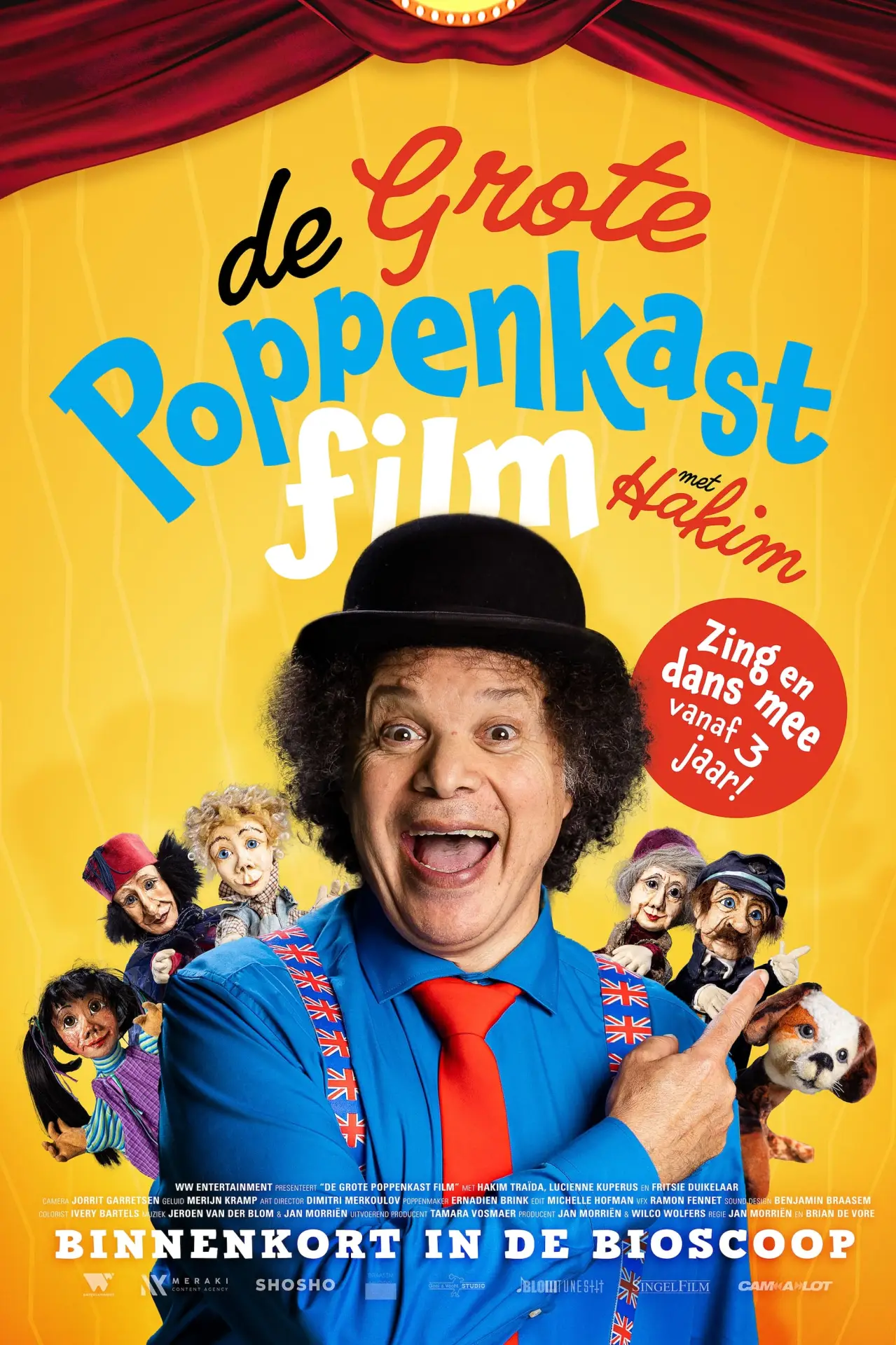 Plakat filmowy "De grote poppenkast film"