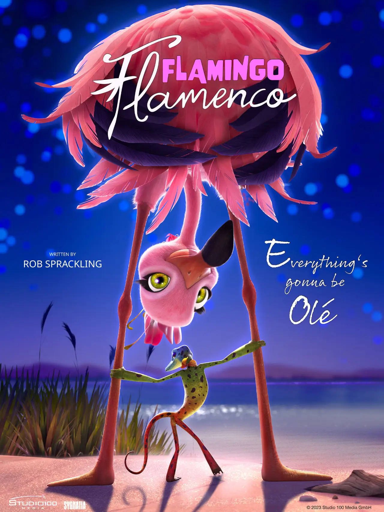 Plakat filmowy "Flamin­go Flamenco"