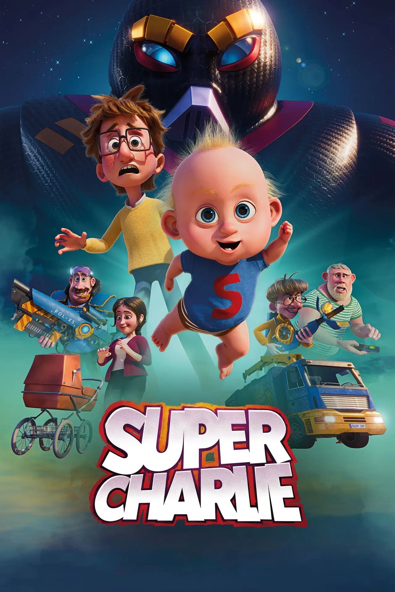 Plakat filmowy "Super Charlie"