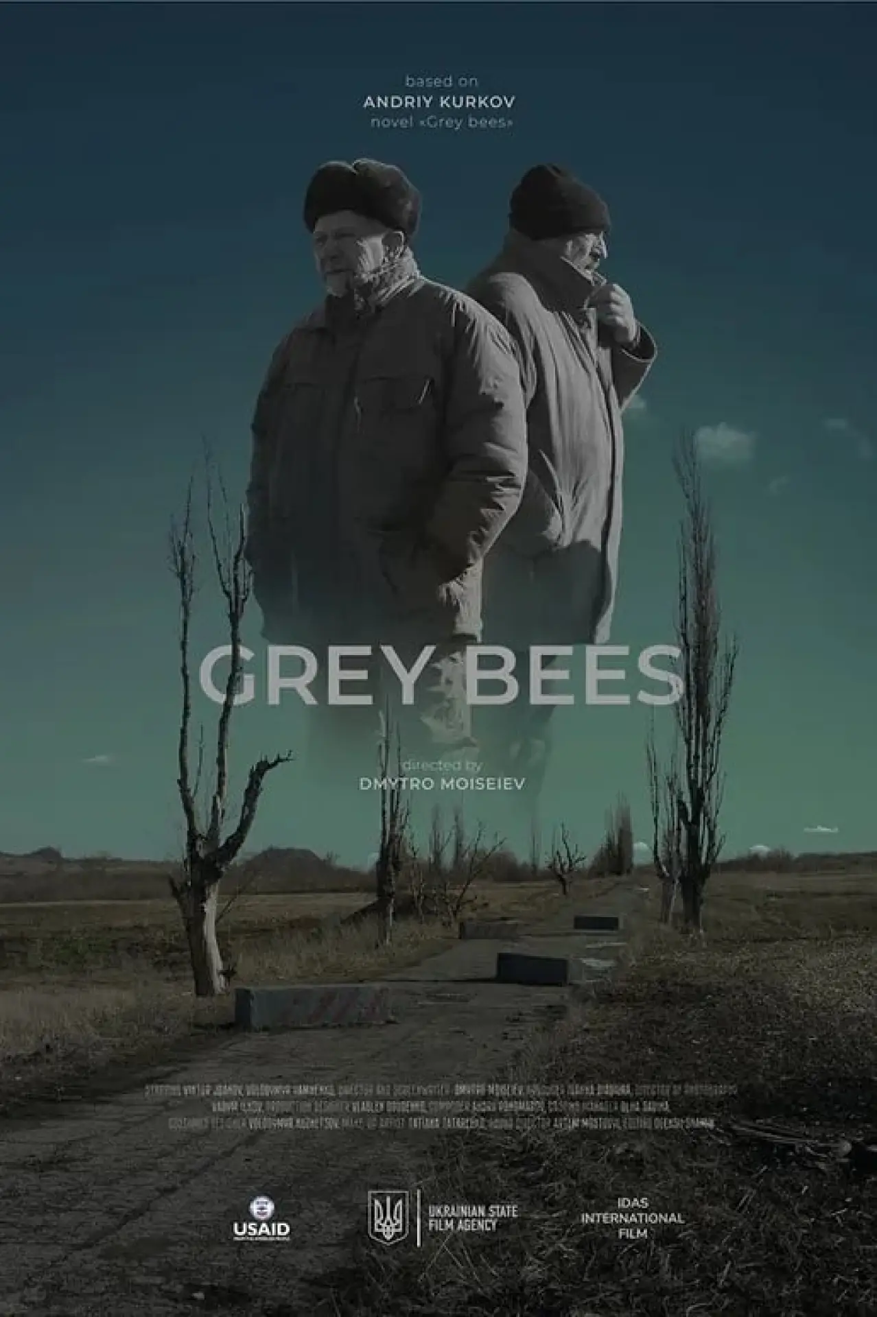 Plakat filmowy "Сірі бджоли"