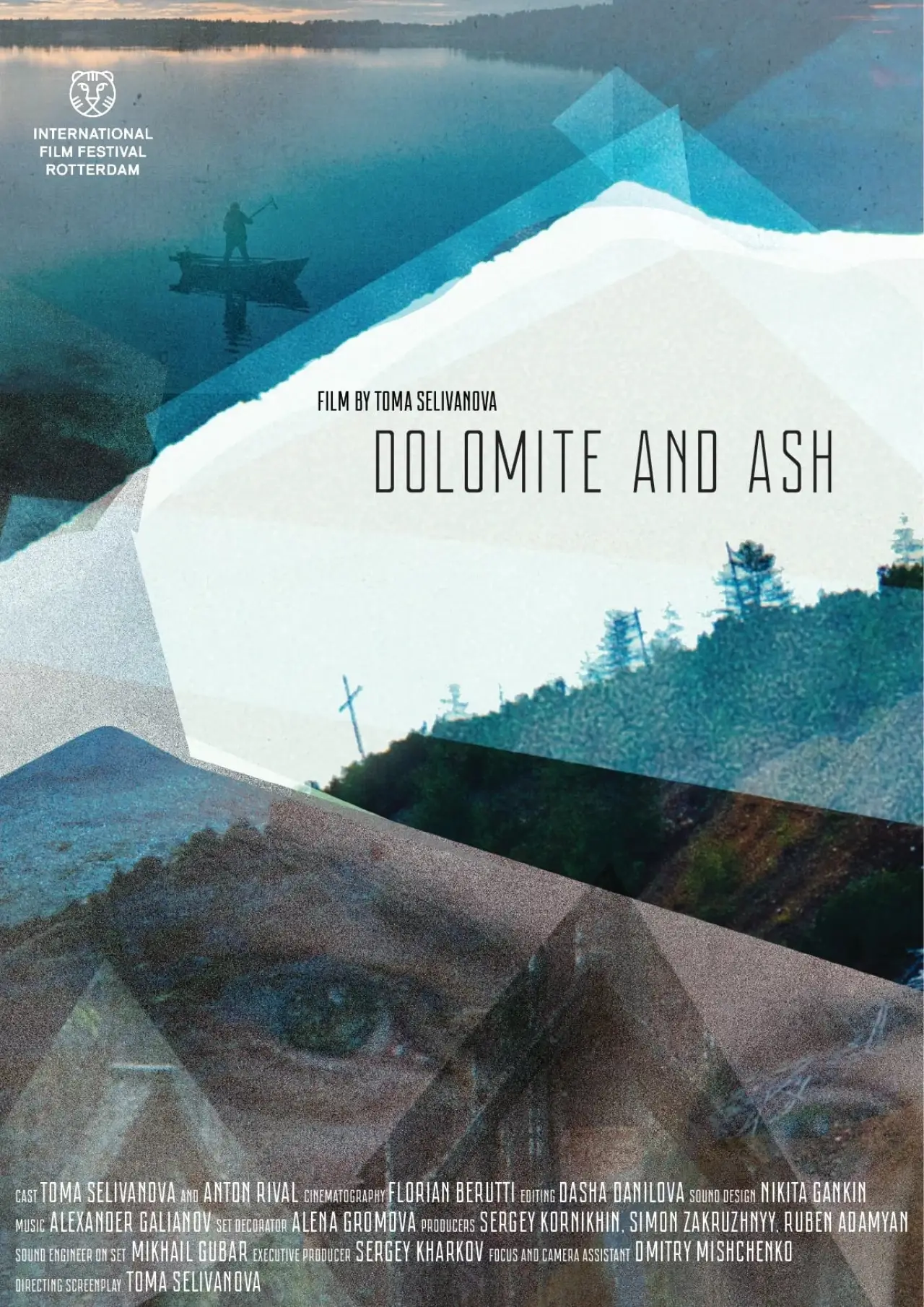 Plakat filmowy "Пепел и доломит"