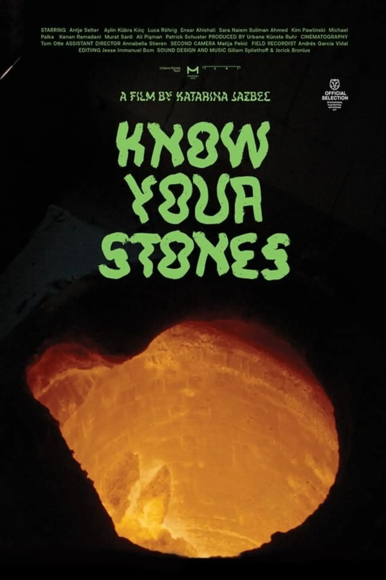 Plakat filmowy "Know Your Stones"