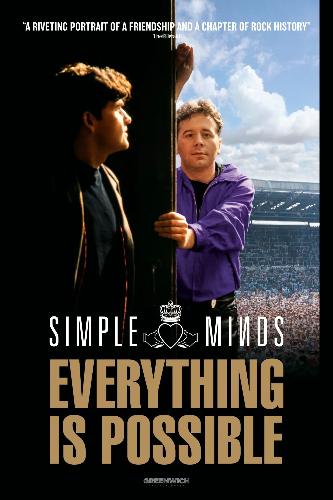 Plakat filmowy "Simple Minds: Everything Is Possible"