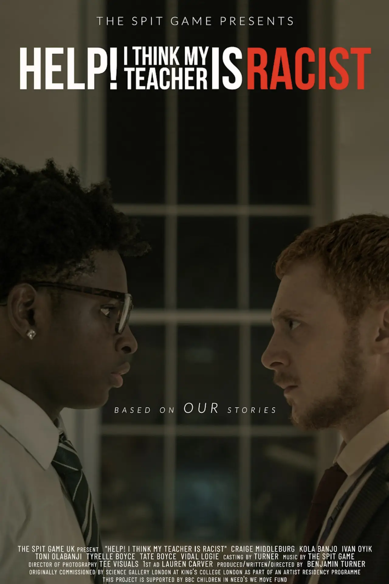 Plakat filmowy "Help! I Think My Teacher is Racist"