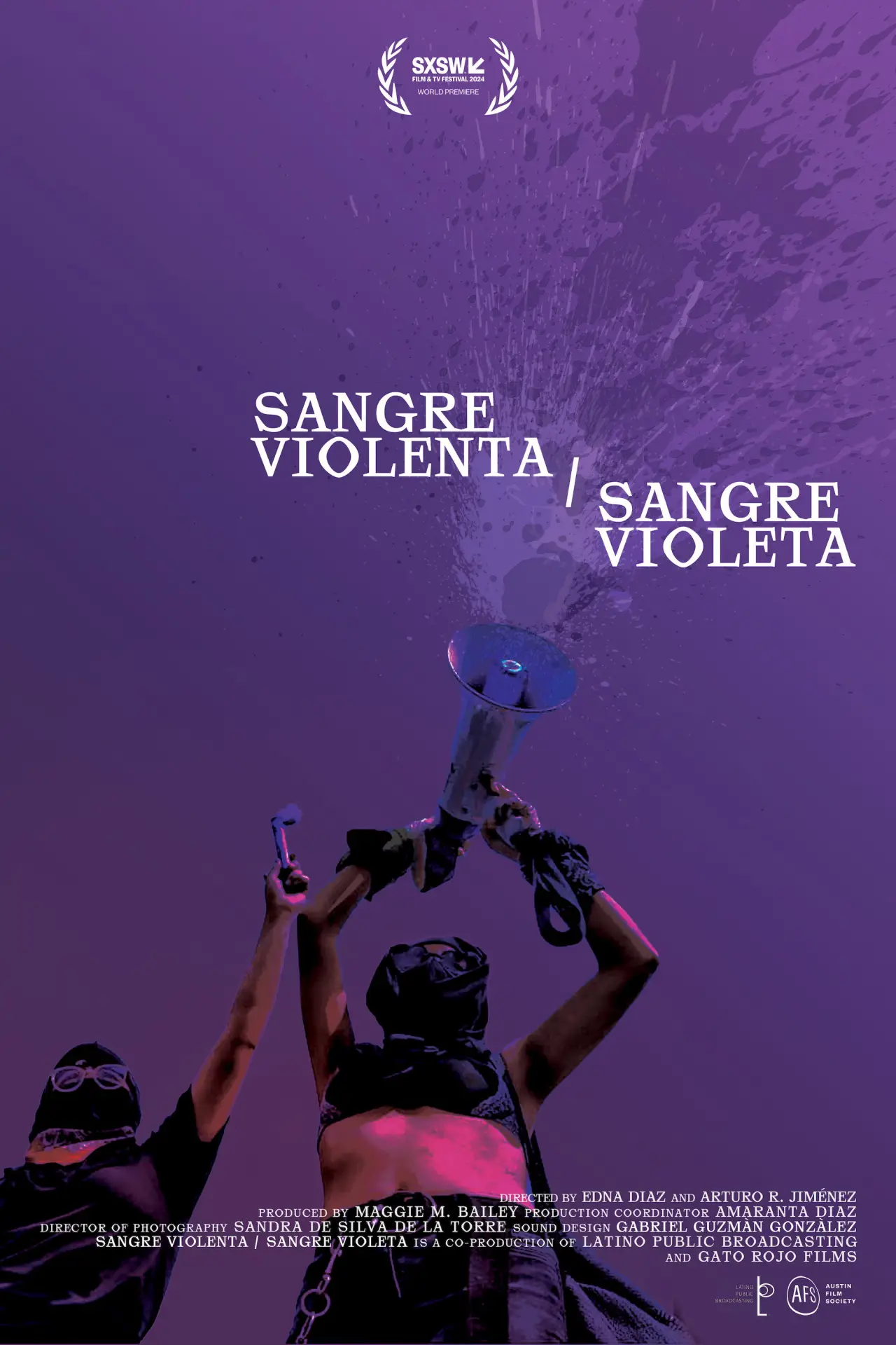 Plakat filmowy "Sangre Violenta / Sangre Violeta"