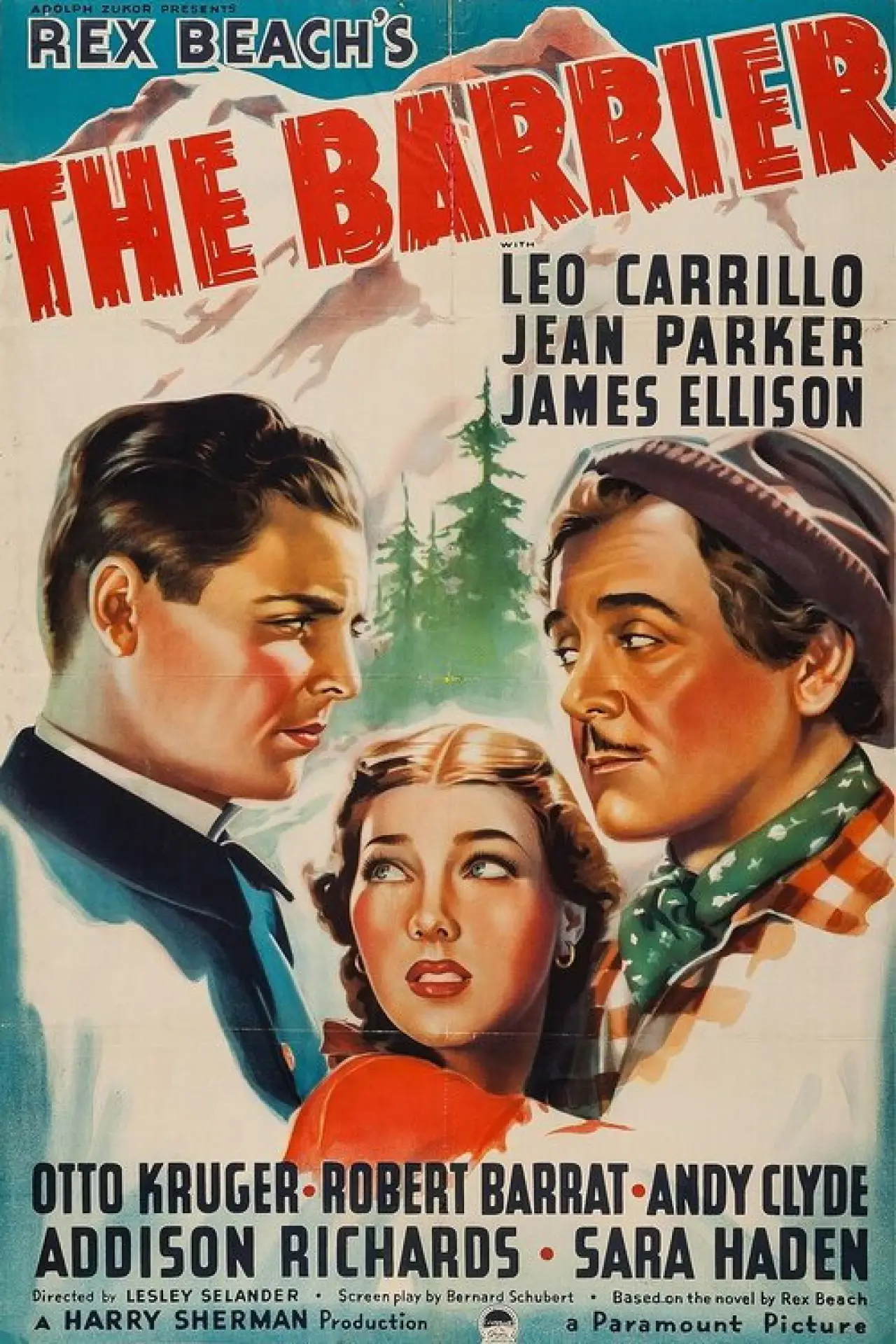Plakat filmowy "The Barrier"
