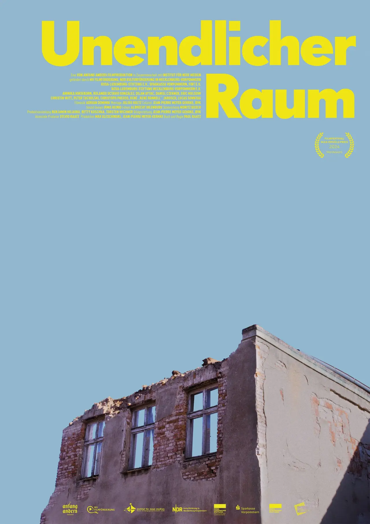 Plakat filmowy "Unendlicher Raum"