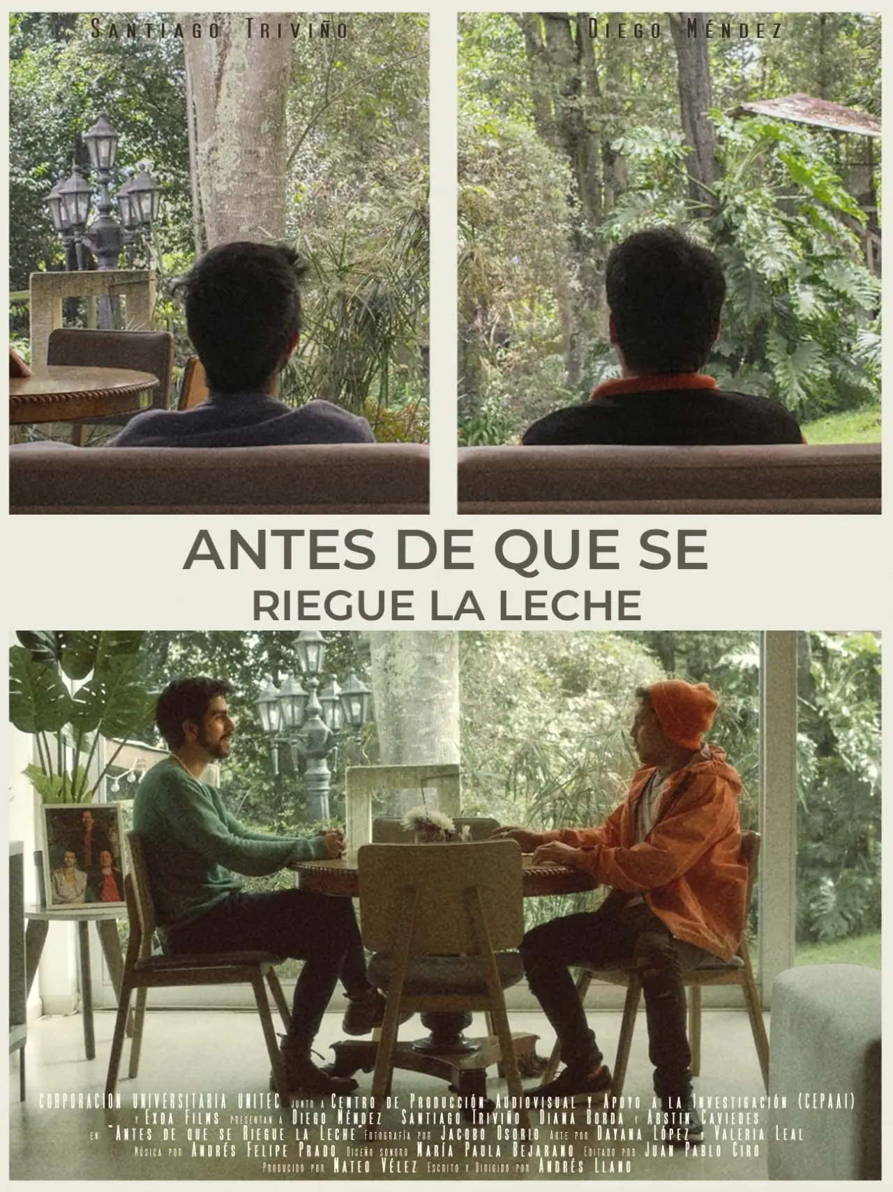 Plakat filmowy "Antes De Que Se Riegue La Leche"