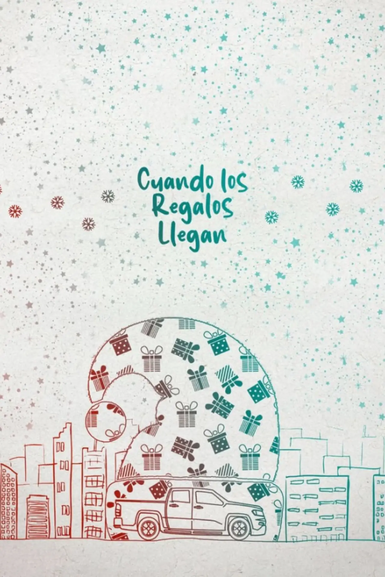 Plakat filmowy "Cuando los regalos llegan"