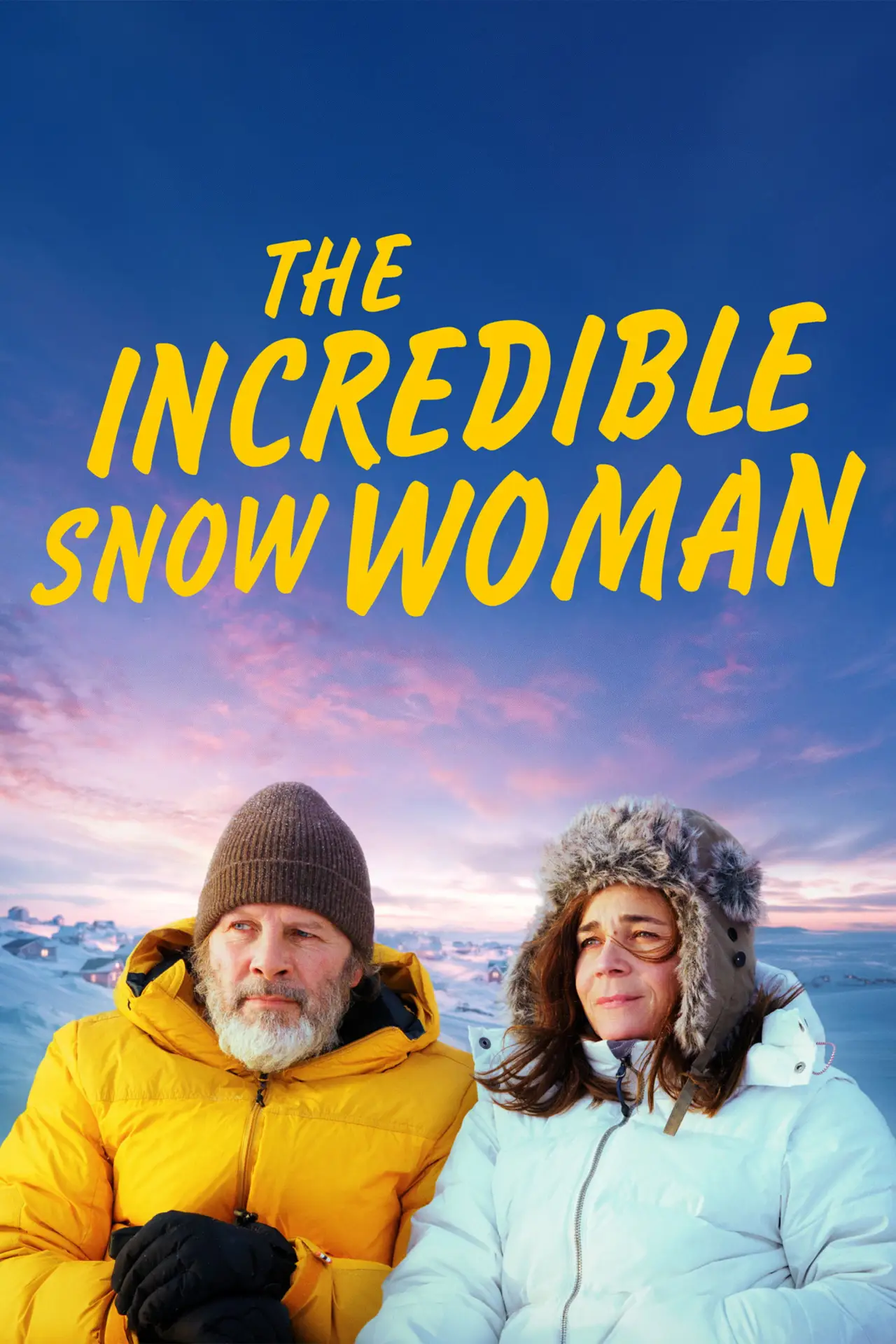 Plakat filmowy "Niesamowita kobieta ze śniegu"