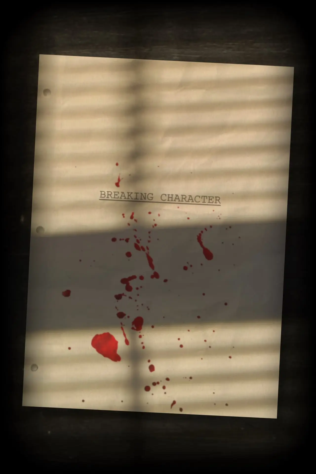 Plakat filmowy "Breaking Character"