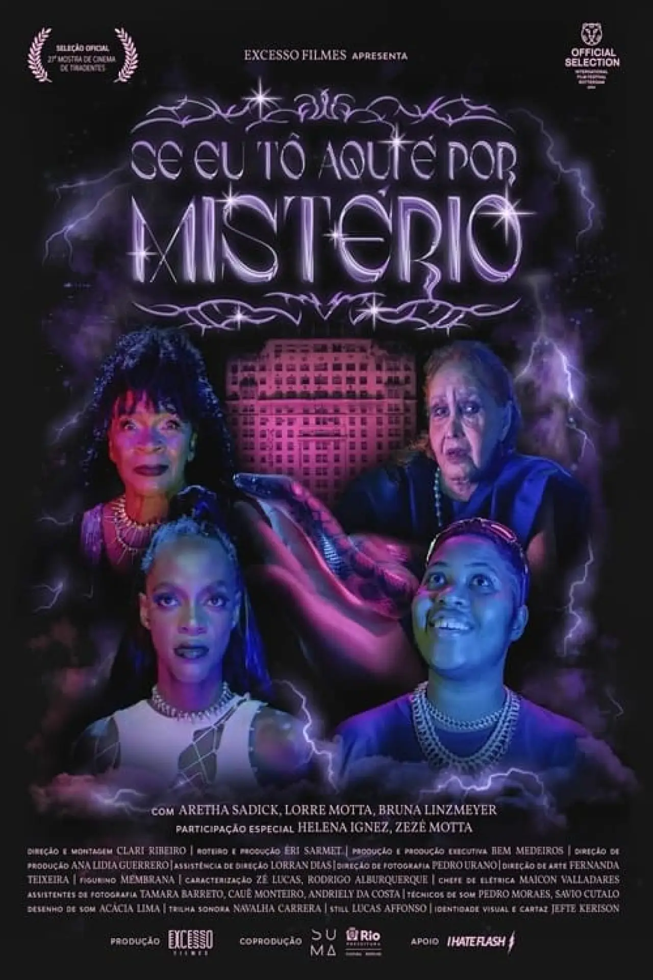 Plakat filmowy "Se Eu Tô Aqui é Por Mistério"