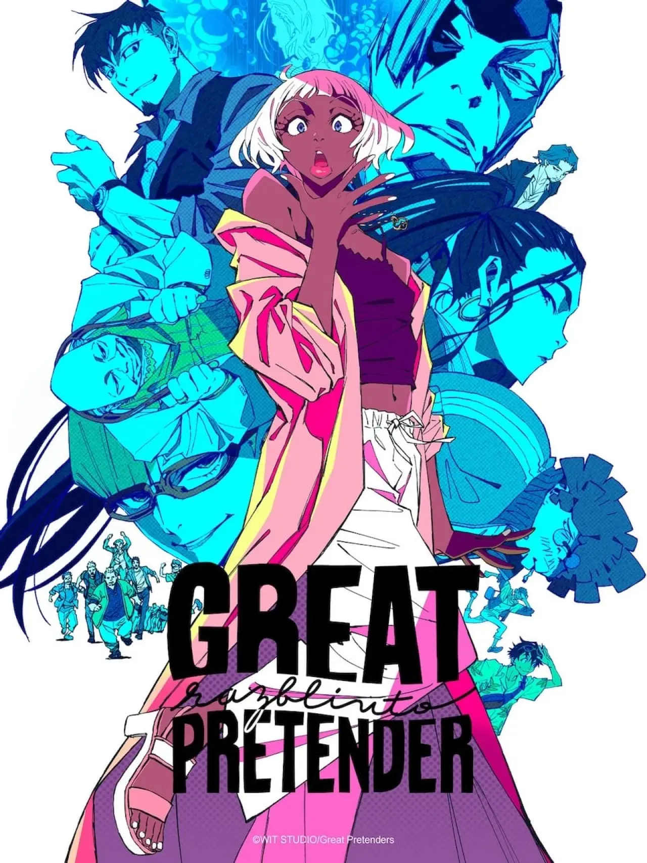 Plakat filmowy "GREAT PRETENDER razbliuto"
