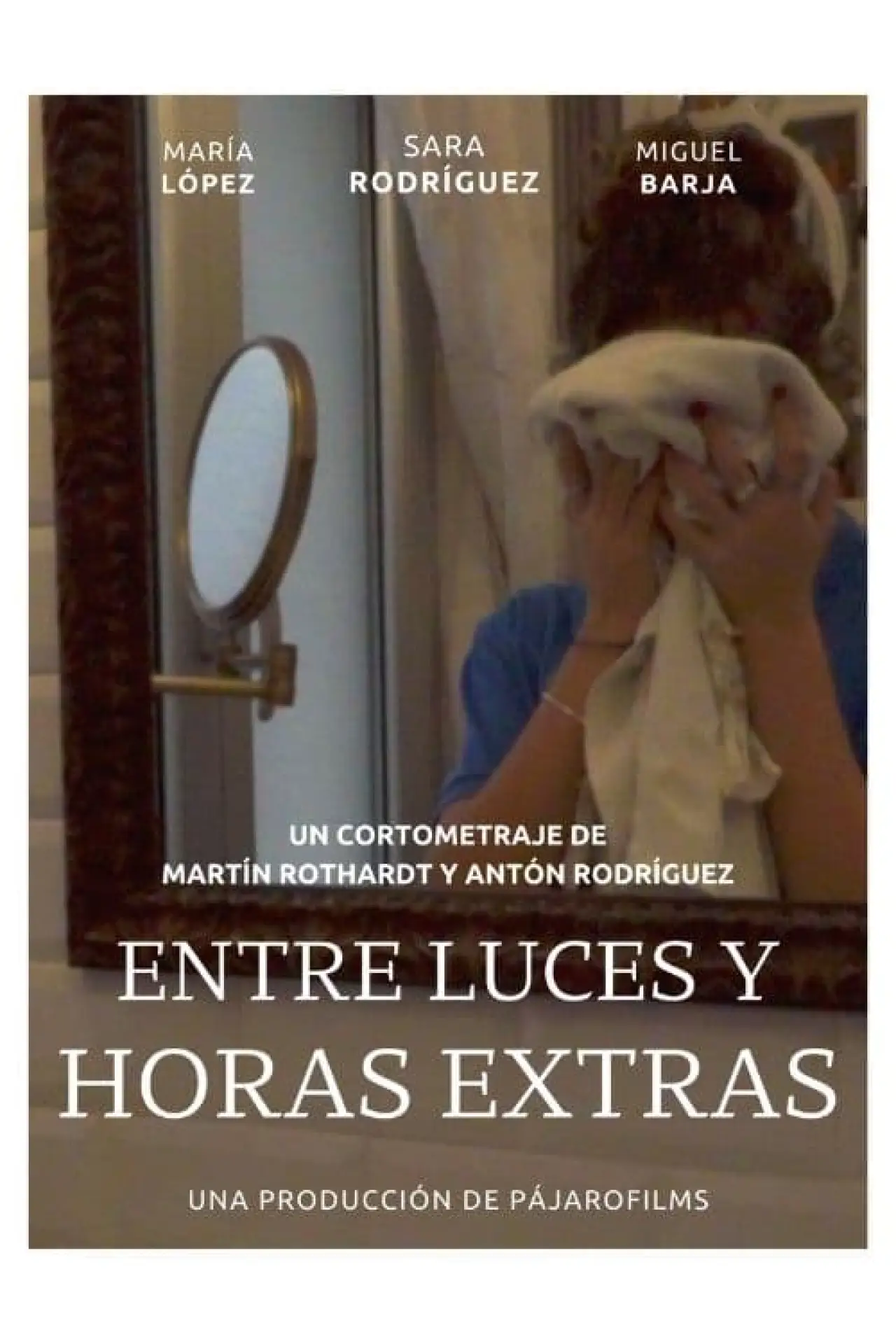 Plakat filmowy "Entre Luces y Horas Extras"