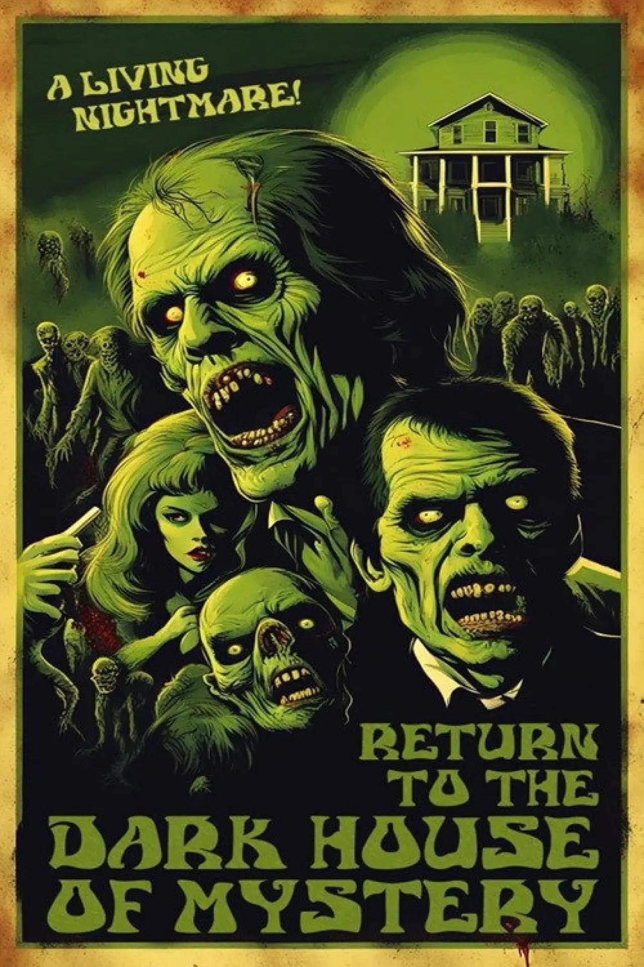 Plakat filmowy "Return To The Dark House Of Mystery"