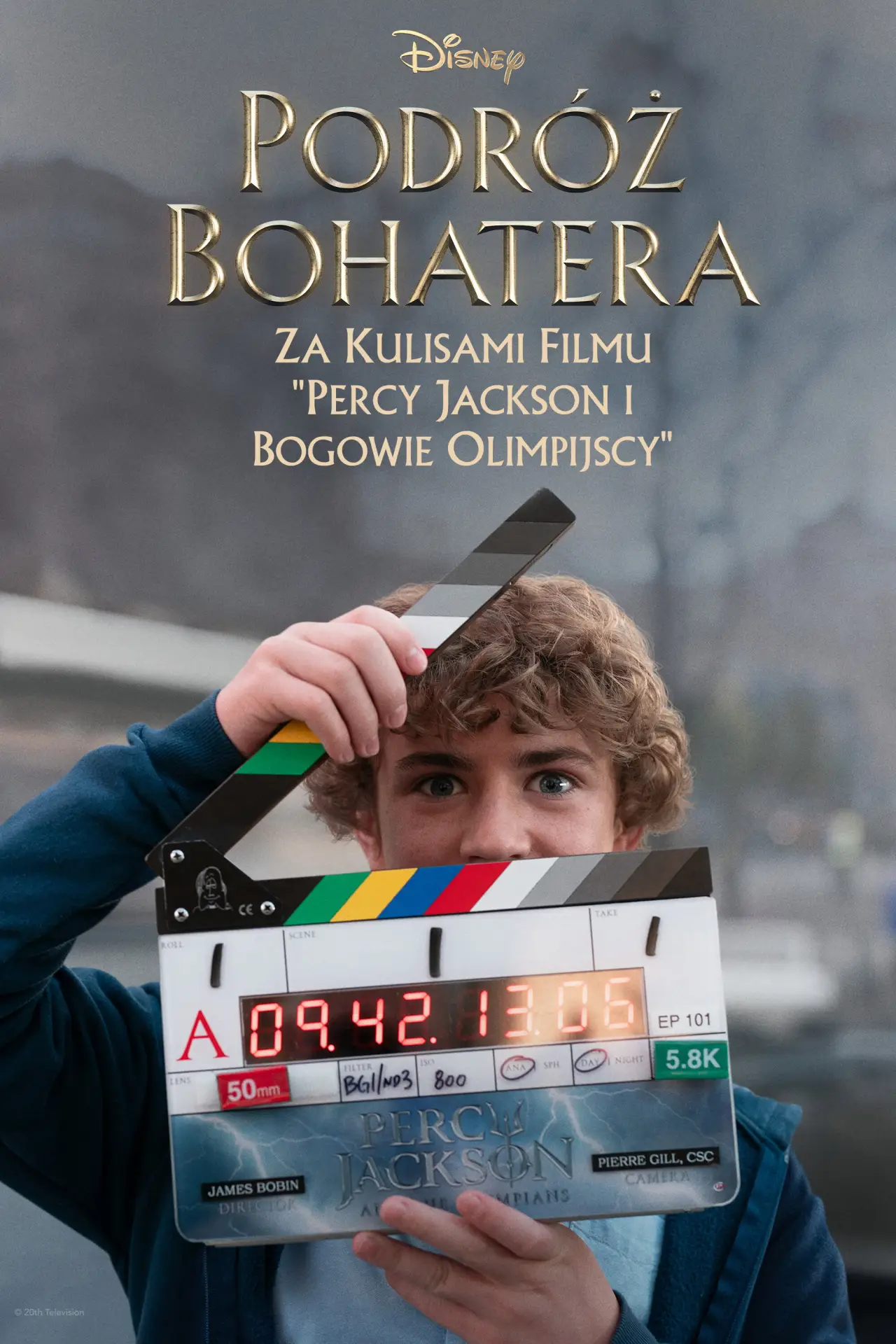 Plakat filmowy "Podróż bohatera: za kulisami filmu „Percy Jackson i bogowie olimpijscy”"