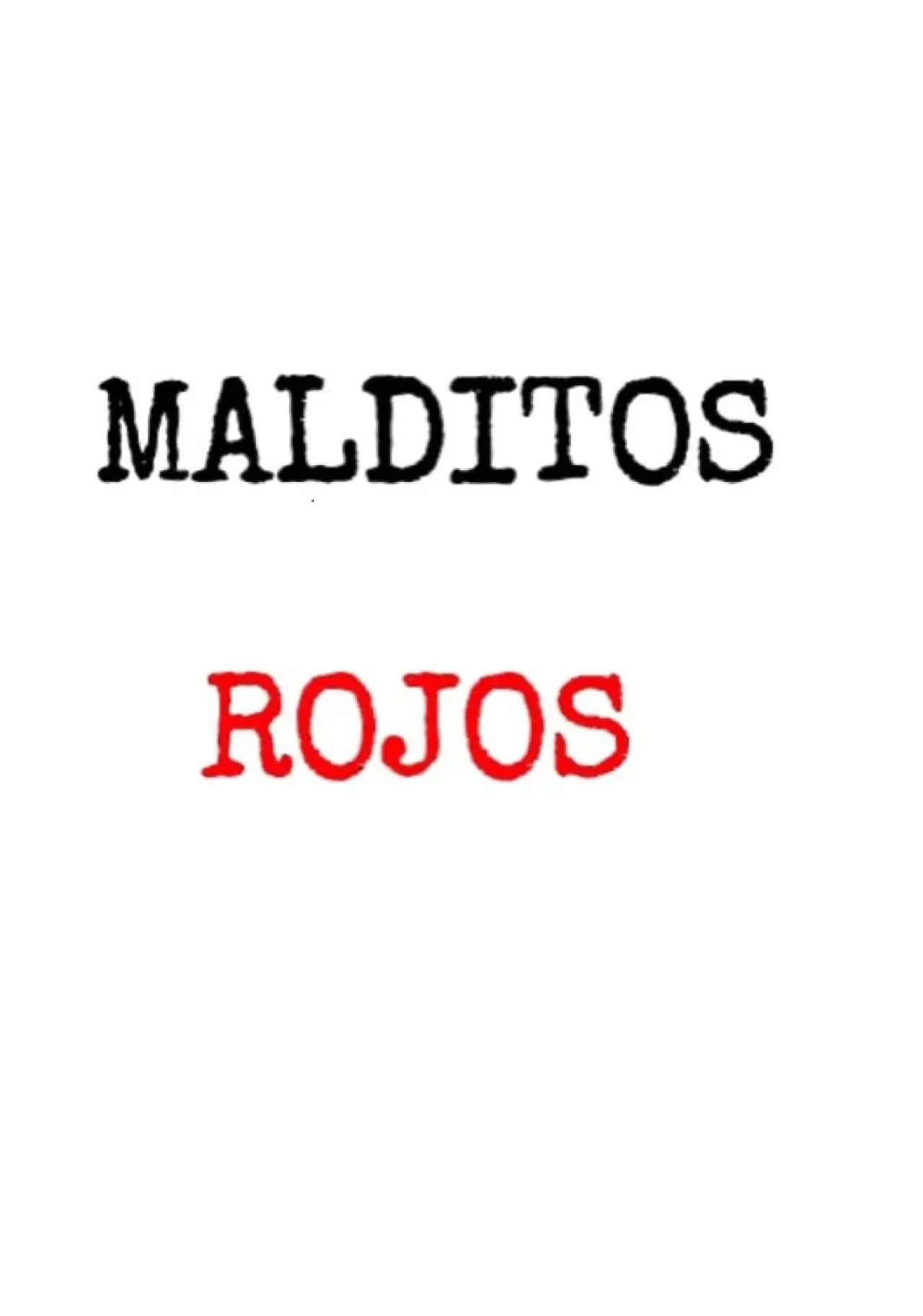 Plakat filmowy "Malditos Rojos"