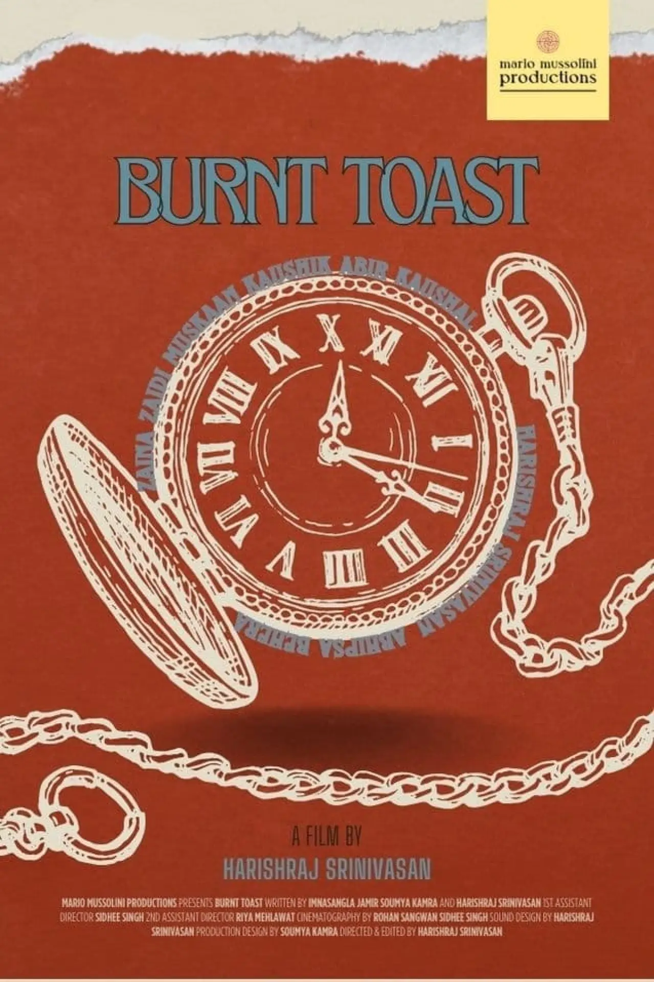 Plakat filmowy "burnt toast"