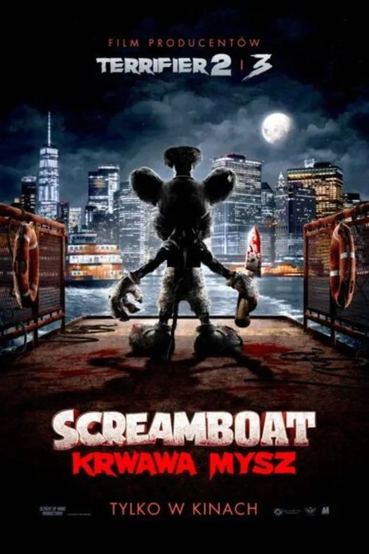 Plakat filmowy "Screamboat. Krwawa mysz"