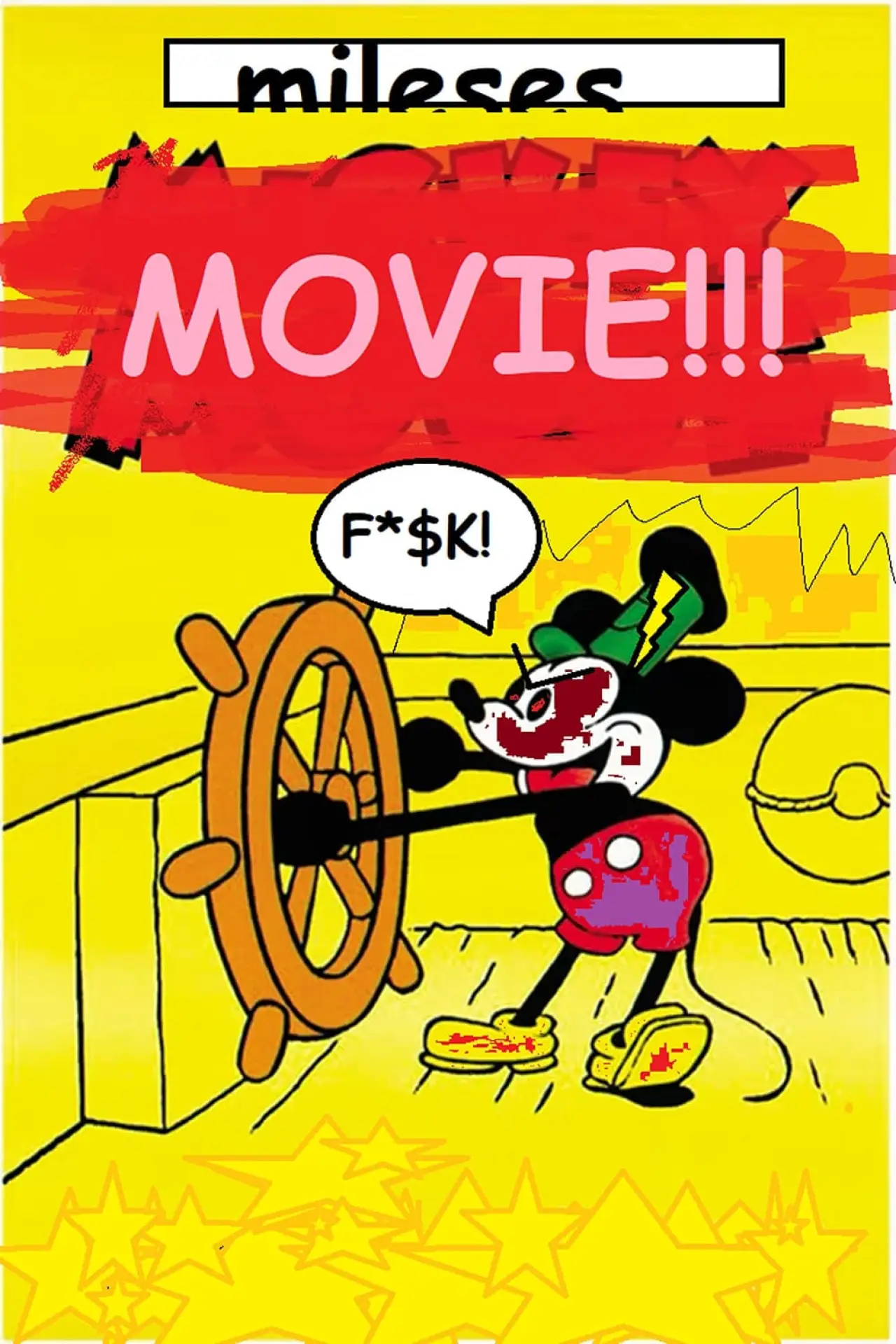 Plakat filmowy "MILES;;SES MOVIE"!!"