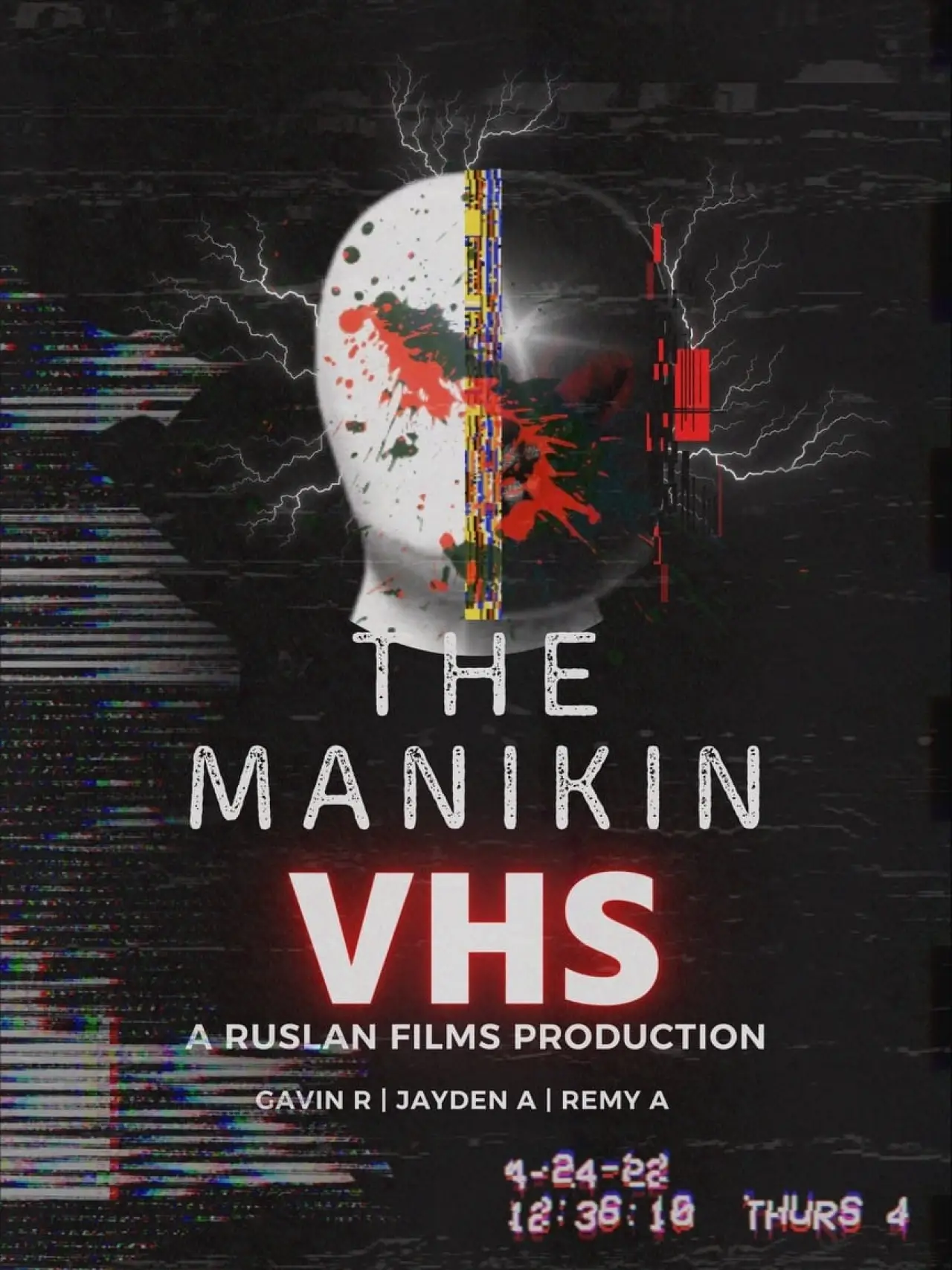 Plakat filmowy "The Manikin VHS"