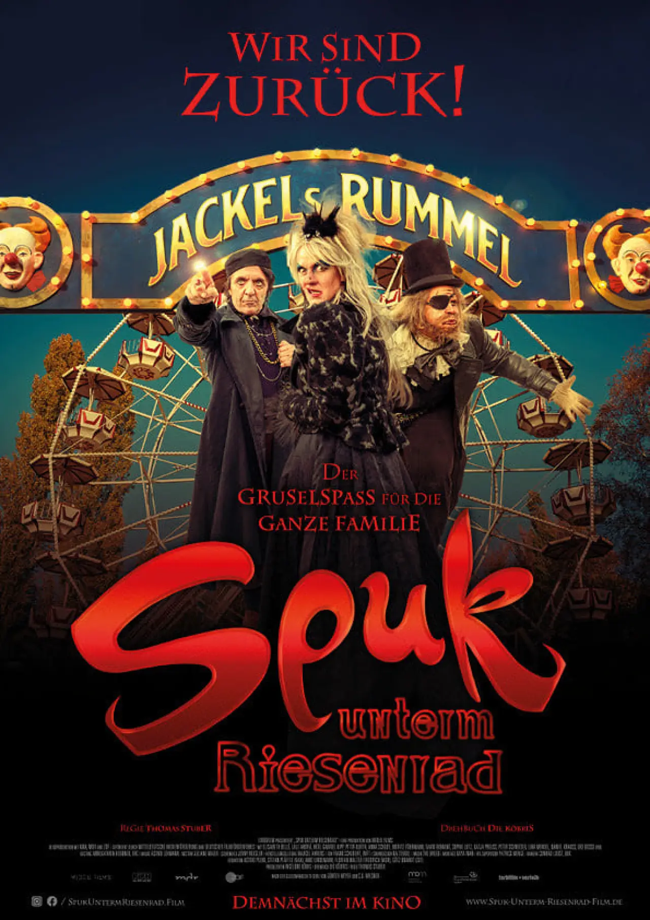 Plakat filmowy "Spuk unterm Riesenrad"