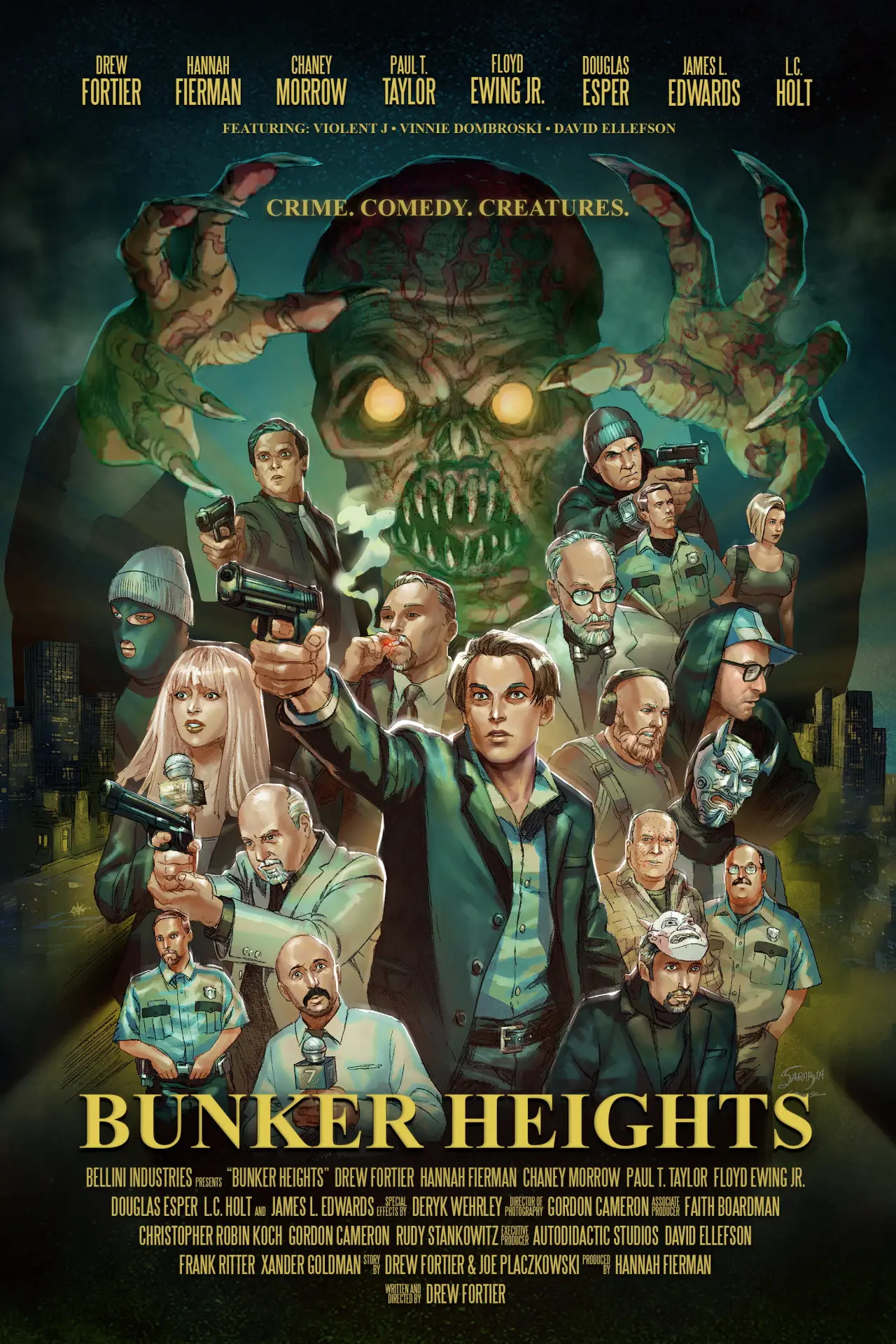 Plakat filmowy "Bunker Heights"