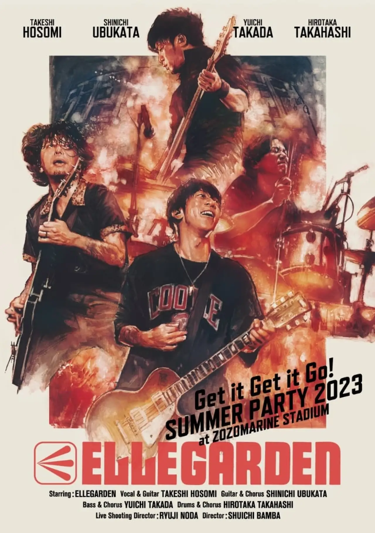 Plakat filmowy "ELLEGARDEN「Get it Get it Go! SUMMER PARTY 2023」"