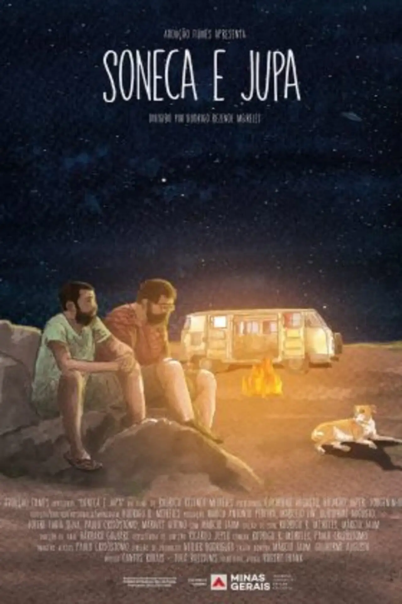 Plakat filmowy "Soneca e Jupa"