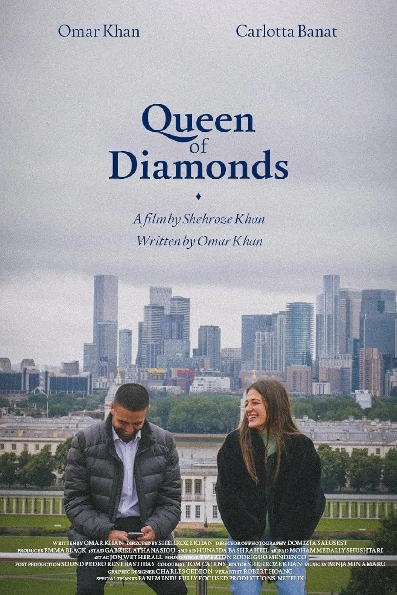 Plakat filmowy "Queen of Diamonds"