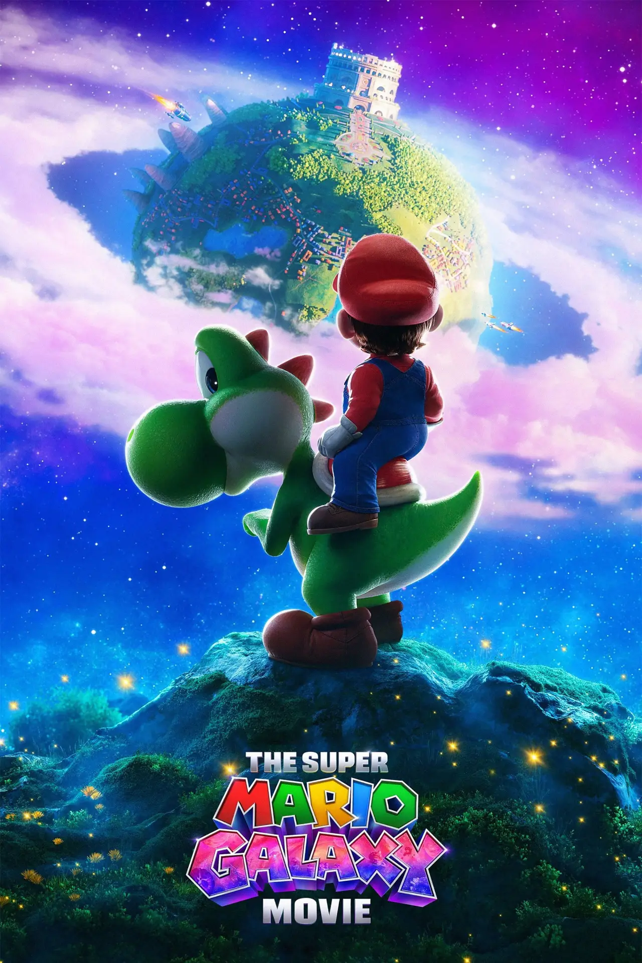 Plakat filmowy "Super Mario  Galaxy. Film"