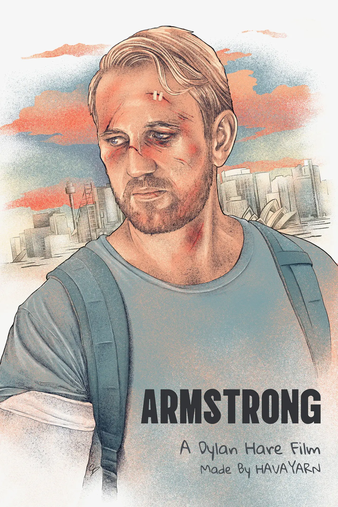 Plakat filmowy "Armstrong"