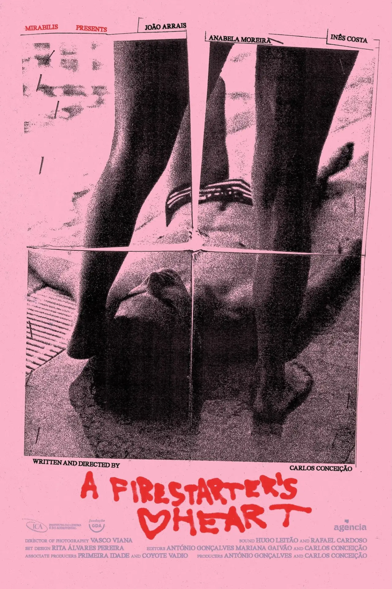 Plakat filmowy "Um Coração Incendiário"