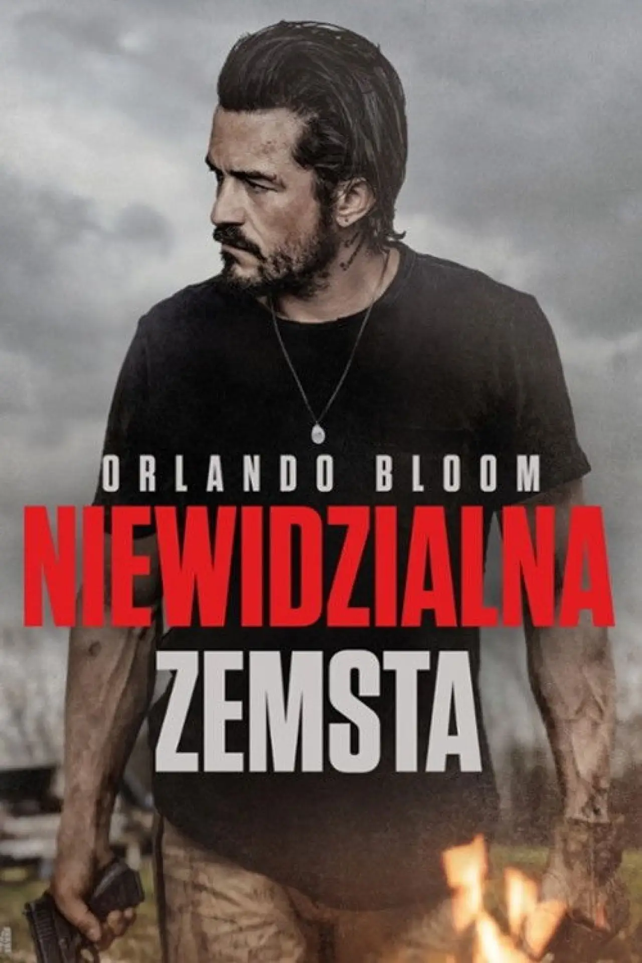 Plakat filmowy "Niewidzialna zemsta"