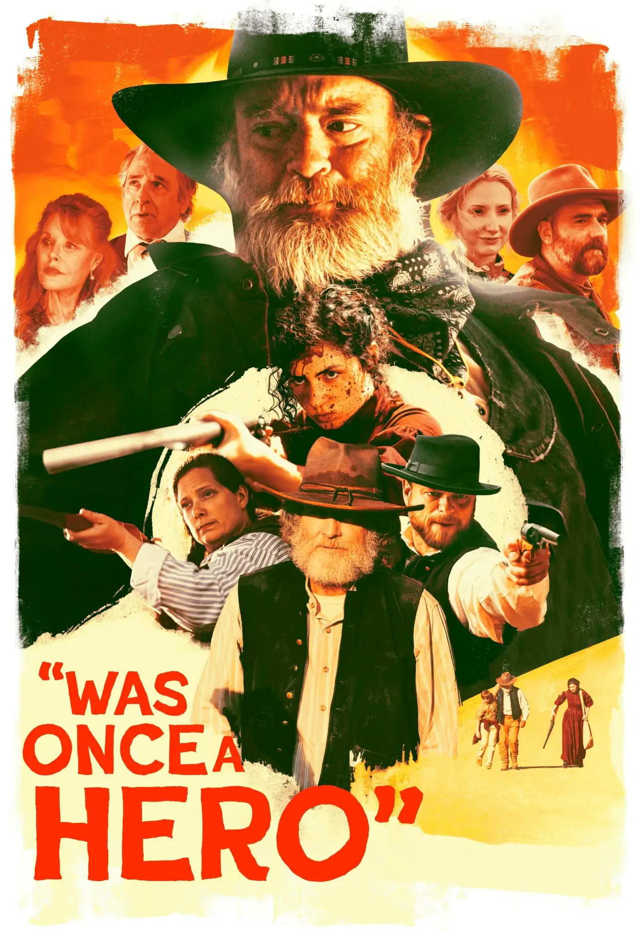 Plakat filmowy "Was Once a Hero"