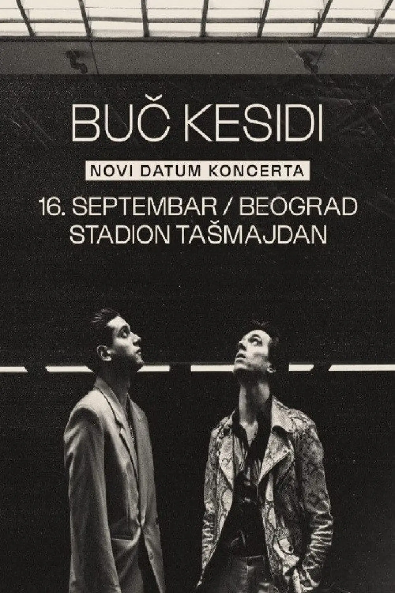 Plakat filmowy "Buč Kesidi  - Uživo sa stadiona Tašmajdan"