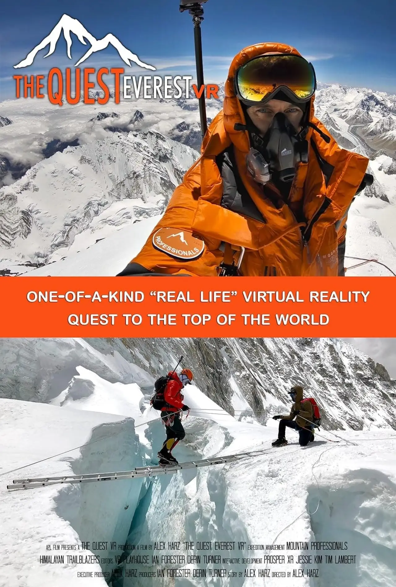 Plakat filmowy "THE QUEST: Everest VR"