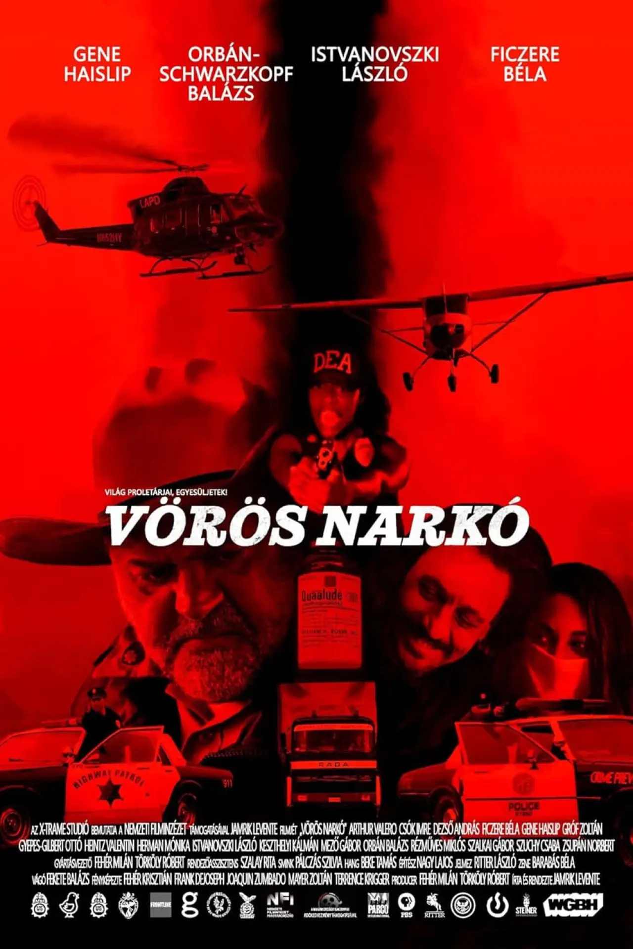Plakat filmowy "Vörös narkó"