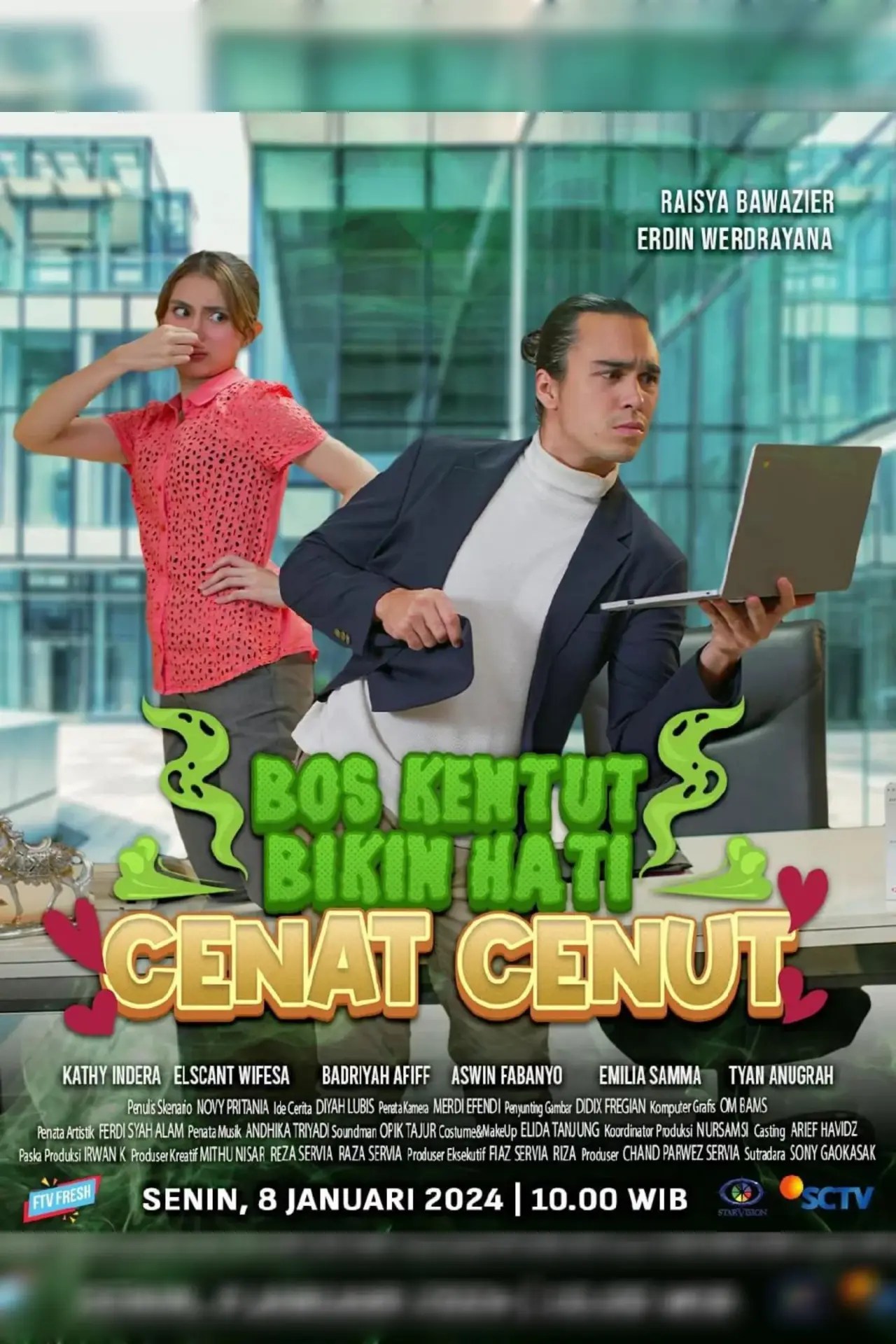Plakat filmowy "Bos Kentut Bikin Hati Cenat Cenut"