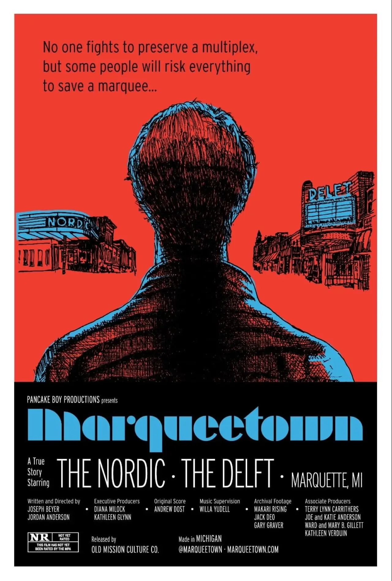Plakat filmowy "Marqueetown"