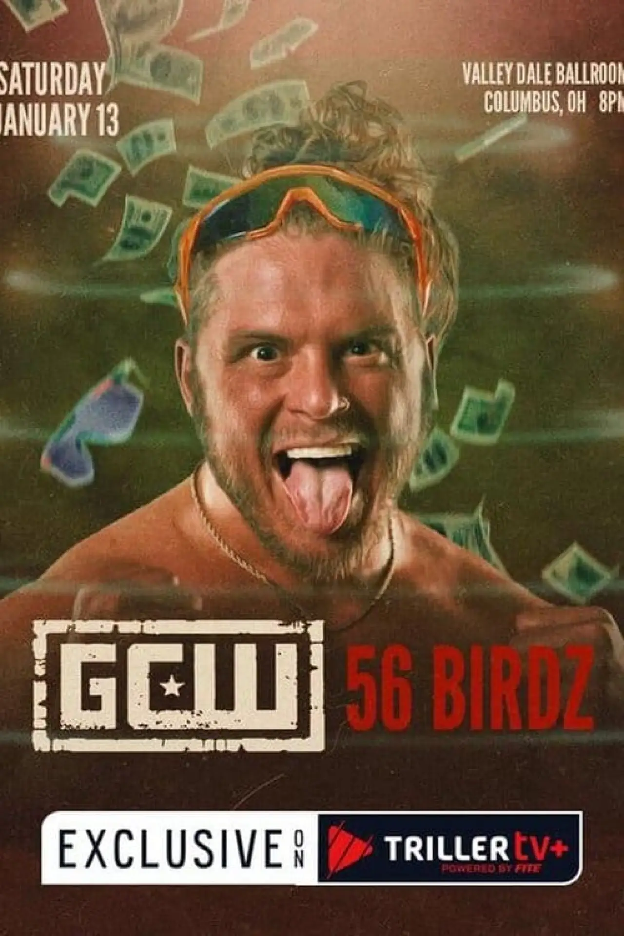 Plakat filmowy "GCW: 56 Birdz"
