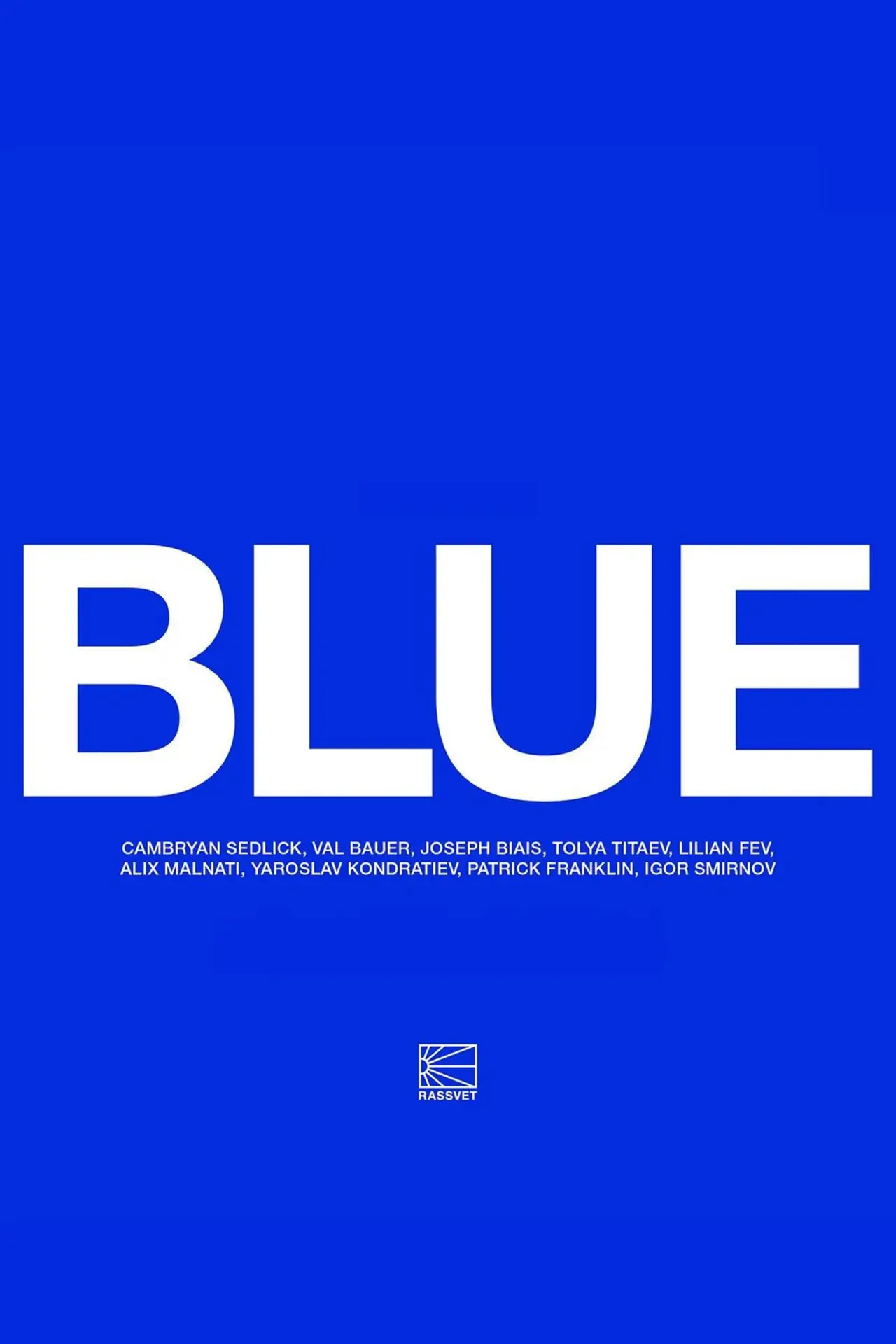 Plakat filmowy "Rassvet - Blue"