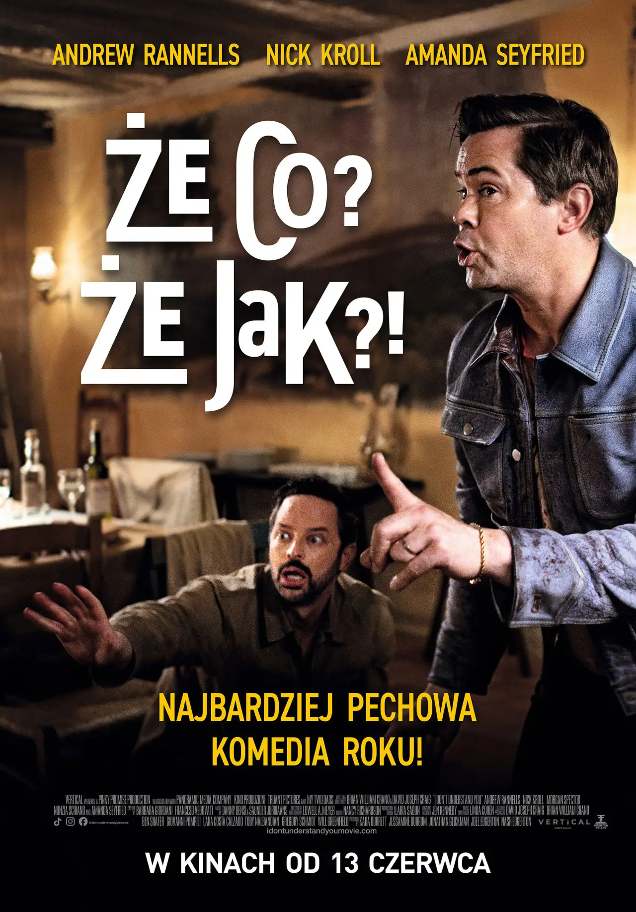 Plakat filmowy "Że co? Że jak?!"