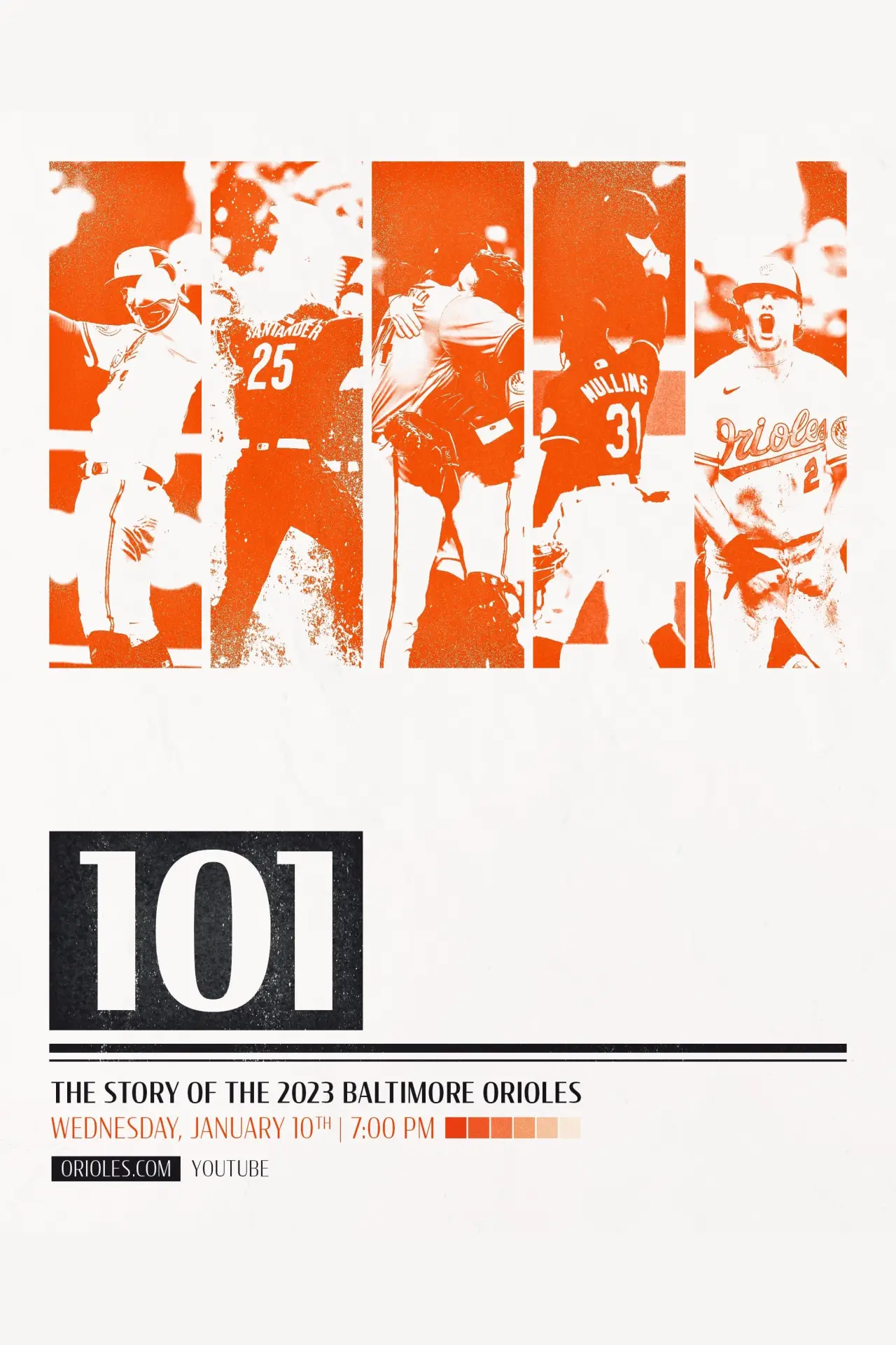 Plakat filmowy "101: The Story of the 2023 Baltimore Orioles"