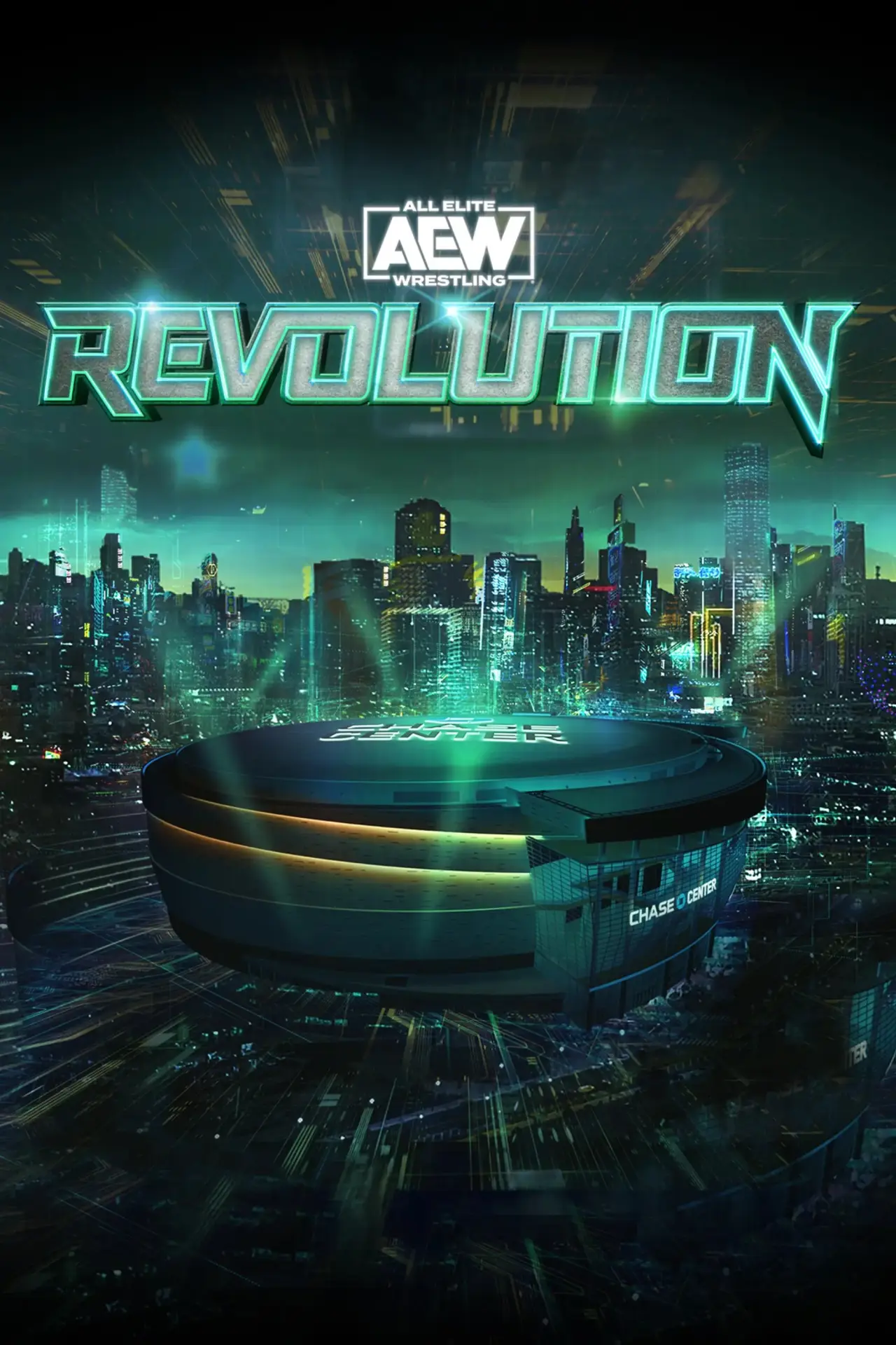 Plakat filmowy "AEW Revolution 2024"
